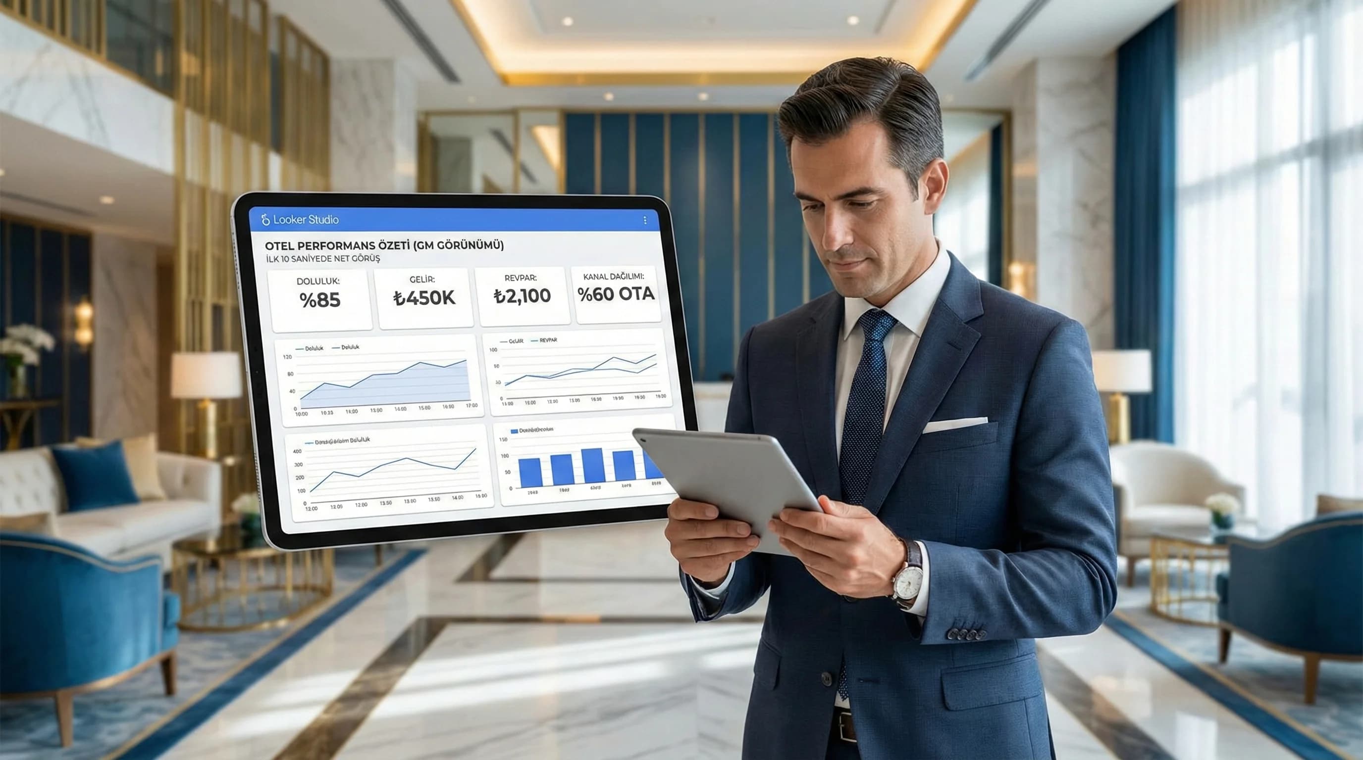 Looker Studio Dashboard Tasarımında Görsel En İyi Uygulamalar (Otel Örneği)