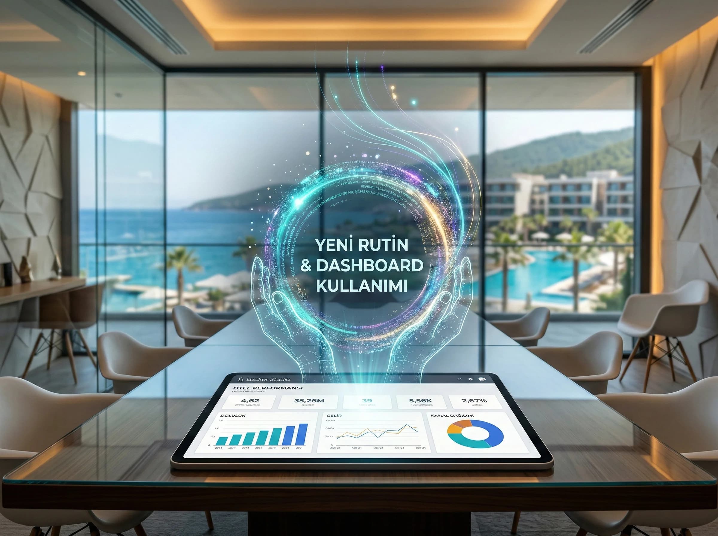 Excel’den Looker Studio’ya: Otel Raporlarını Otomatik Panele Taşımak