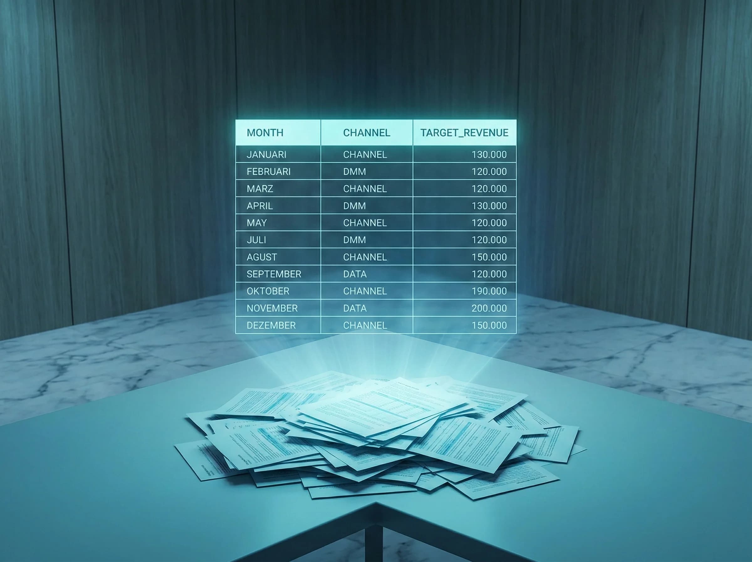 Hedef datası hazırlığı ve temizliğine geçişi ayıran bölüm görsel