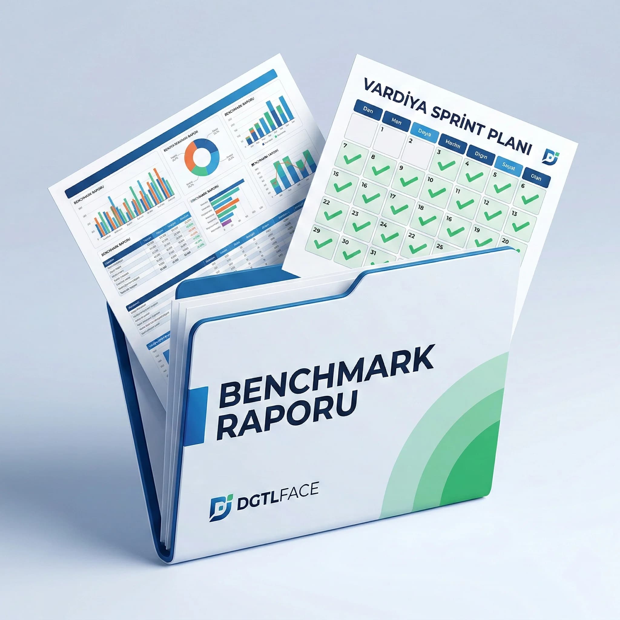 Personel maliyeti benchmark raporu ve vardiya sprint planını gösteren kanıt kartı