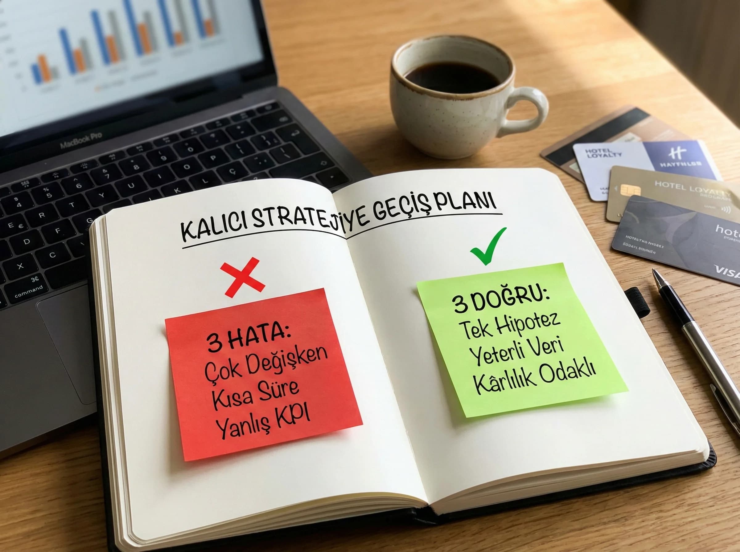 Stratejiye taşıma ve hata kutusuna geçişi ayıran görsel
