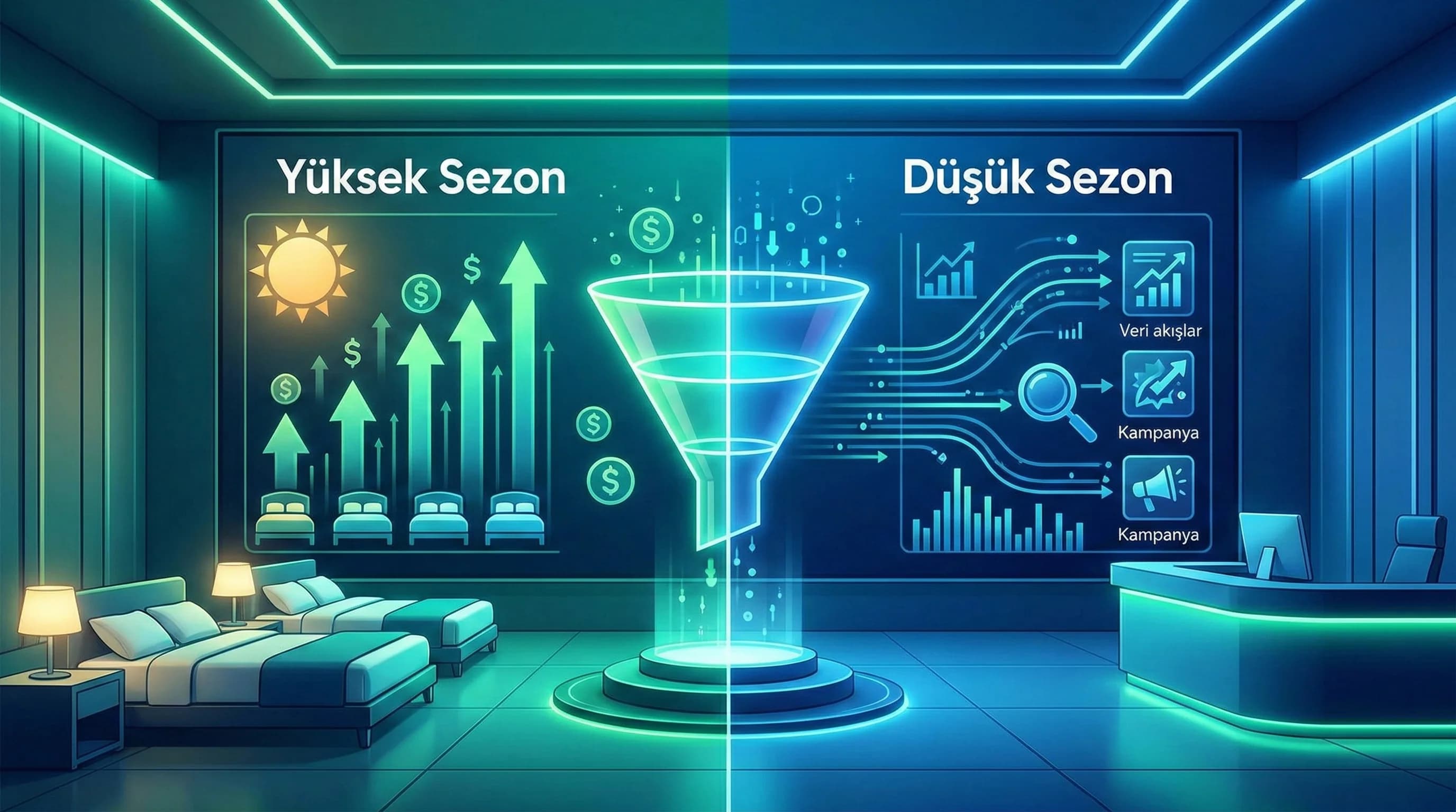 Sezonluk Satış ve Dönüşüm Analizi: Yüksek Sezon vs Düşük Sezon
