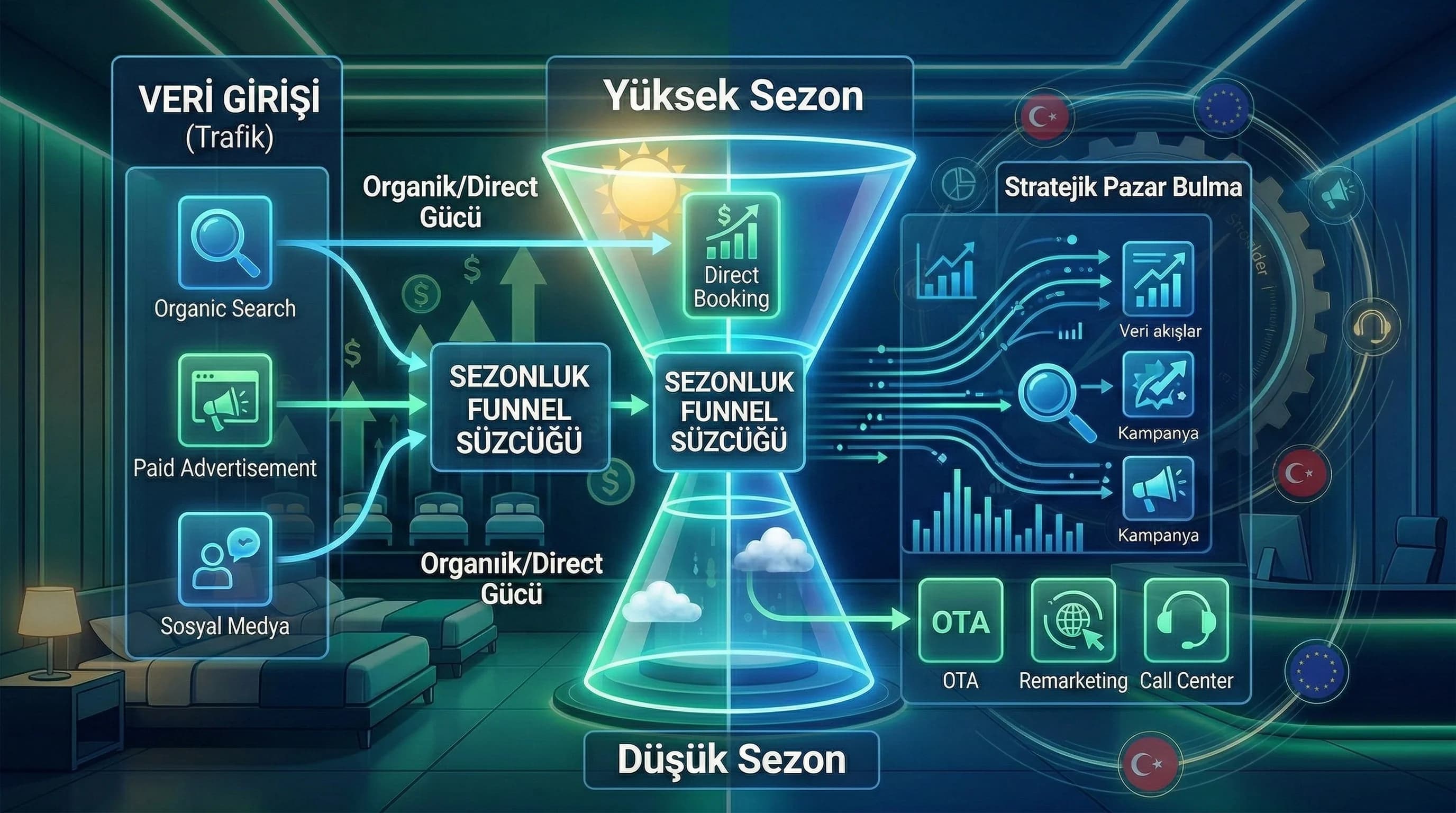 Sezon optimizasyon senaryolarına geçişi ayıran görsel