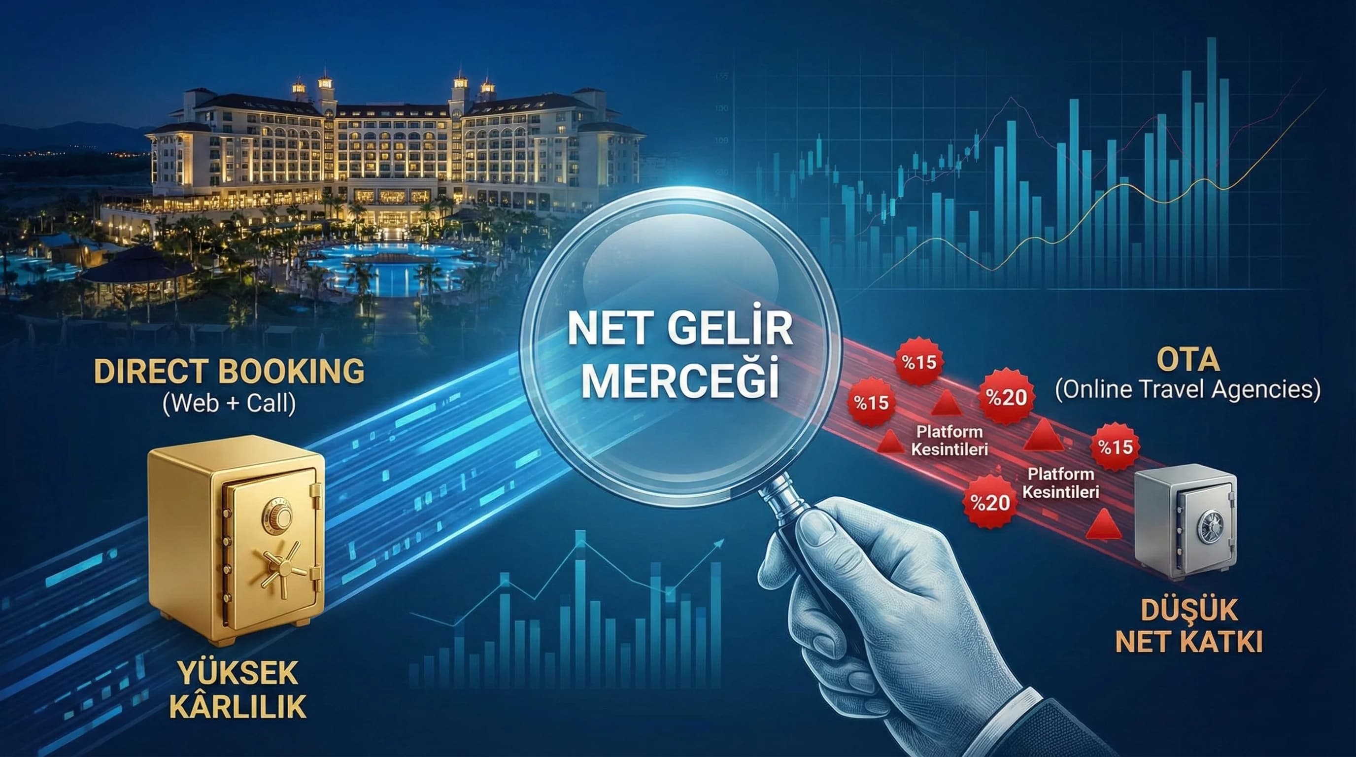 Direct Booking vs OTA: Dönüşüm ve Kârlılık Açısından Satışları Doğru Okumak