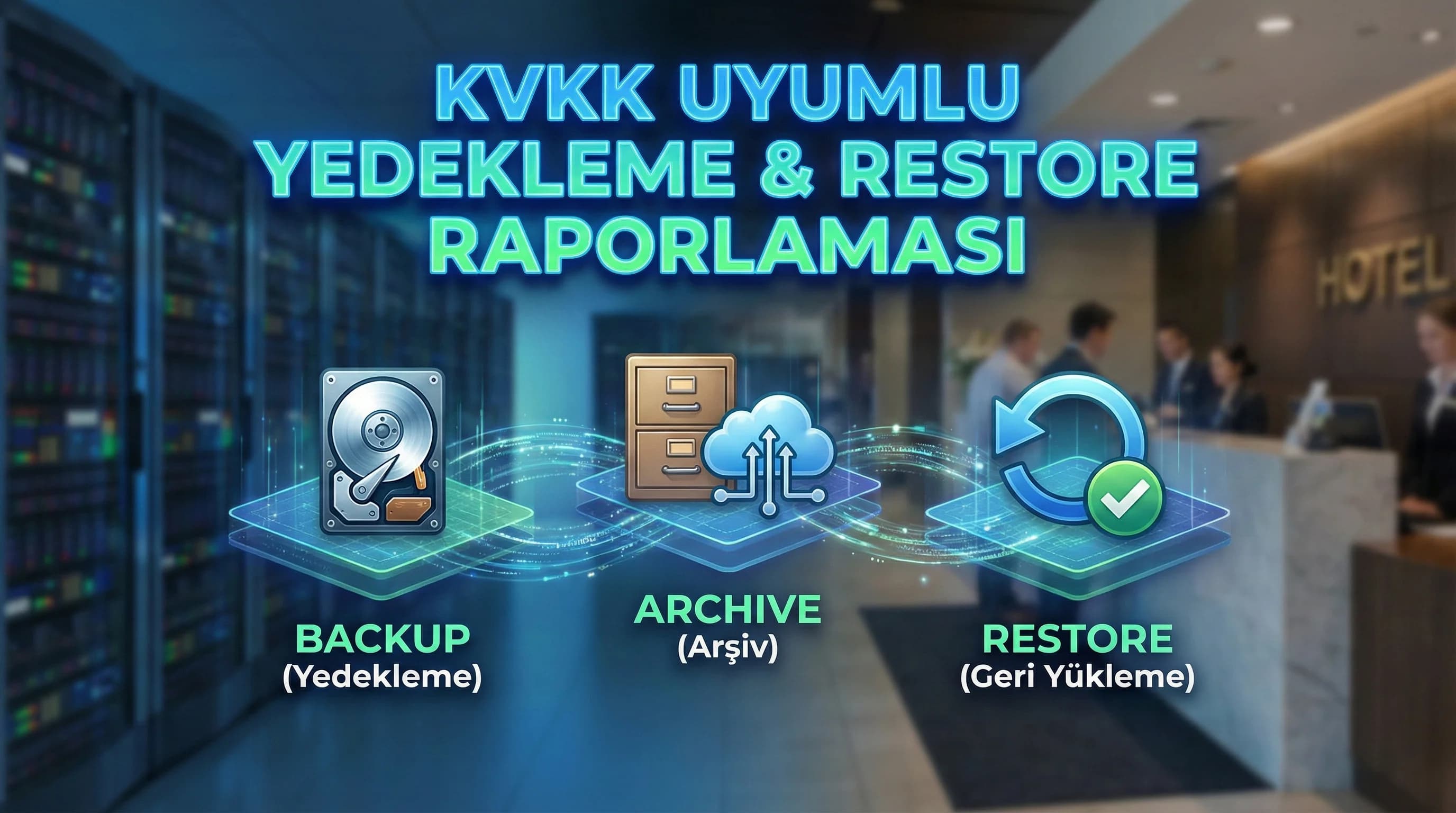 KVKK Uyumlu Yedekleme, Arşiv ve Restore Süreçlerini Raporlamak