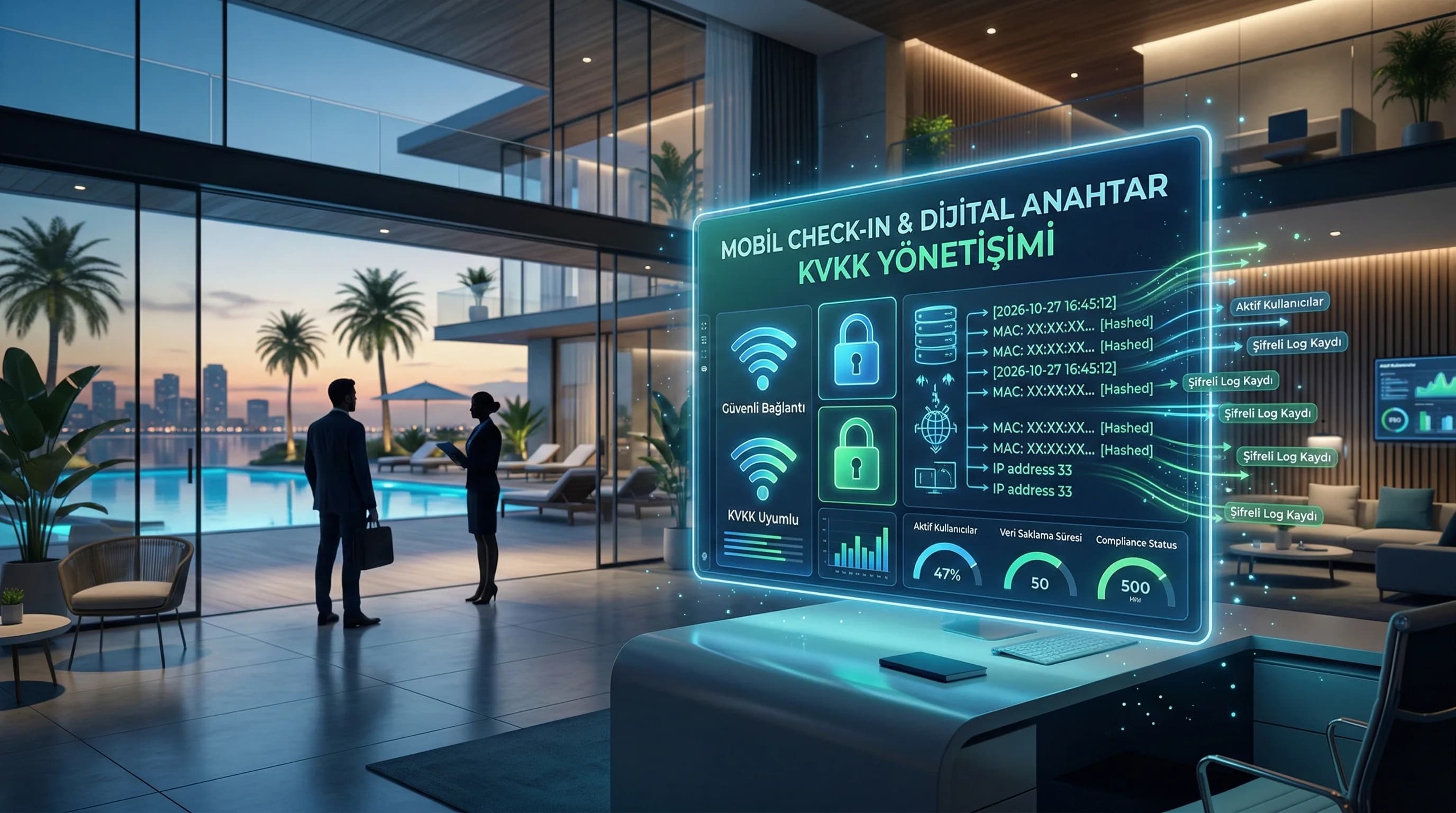 Mobil Check-in ve Dijital Anahtar Verilerini KVKK Uyumlu Raporlamak