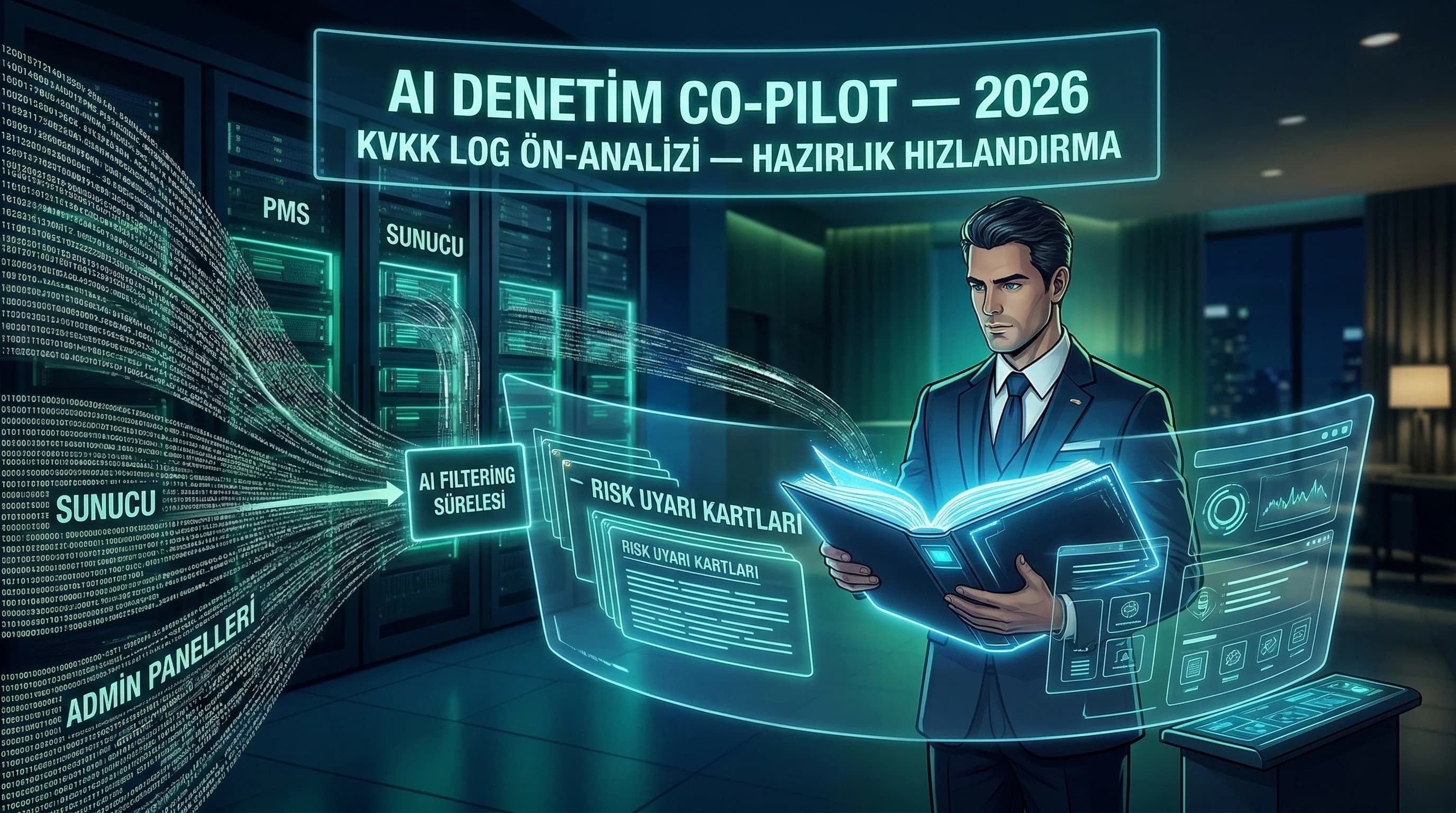 2026’da AI Destekli KVKK Denetim “Co-Pilot”ları ve Log Analizi