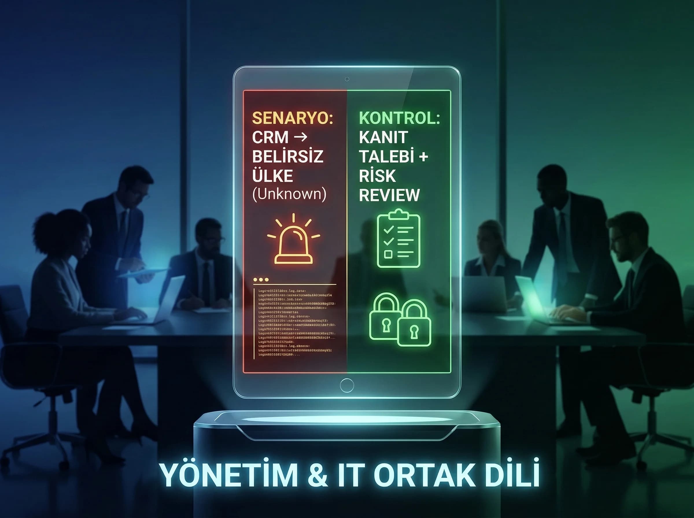 Sınır ötesi veri akışı senaryoları ve kontroller, yönetim ve IT için ortak dil kurar