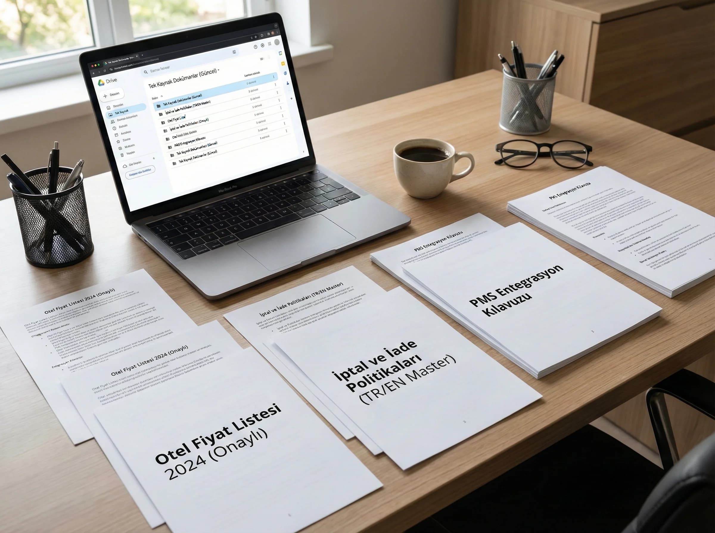 Pilot ve go-live bölümü, otel devreye alma süreci teması