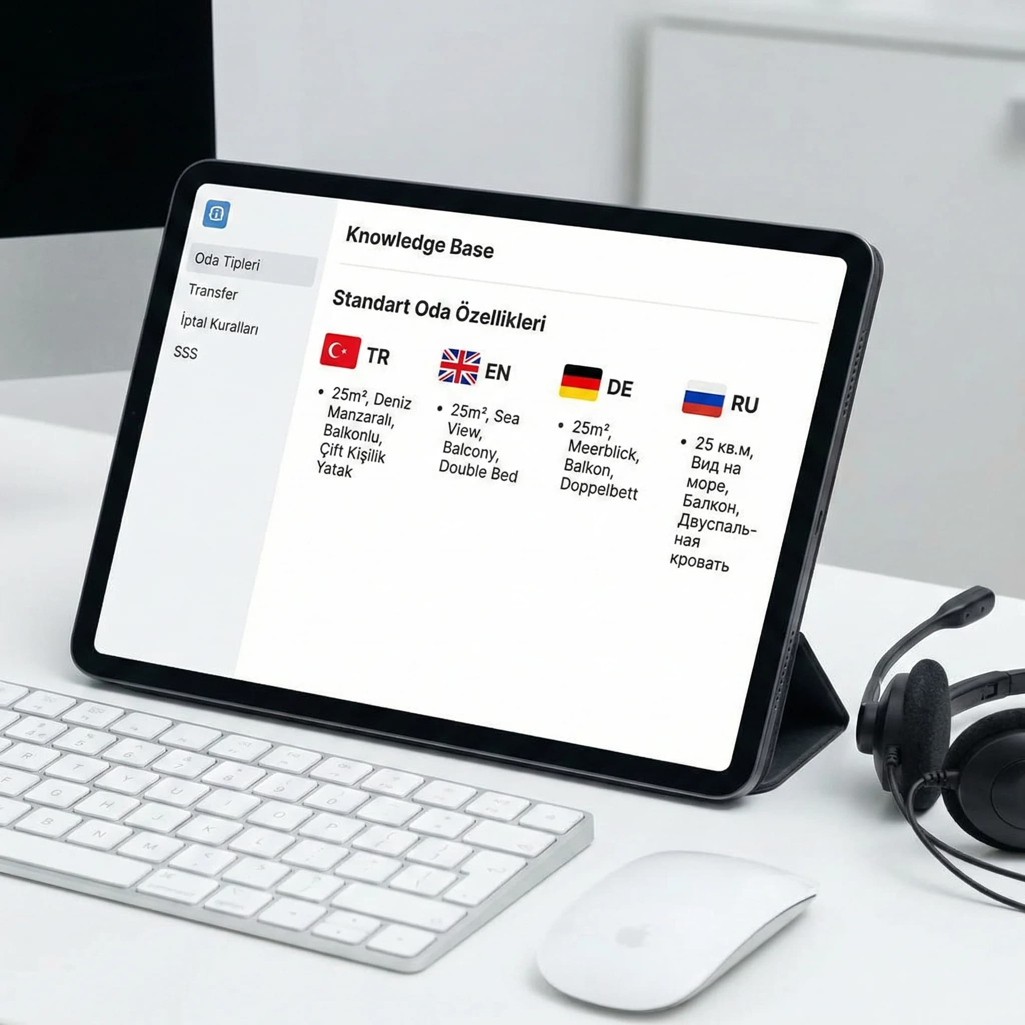 Discovery’den go-live’a onboarding akışı, otel çağrı merkezi entegrasyon diyagramı