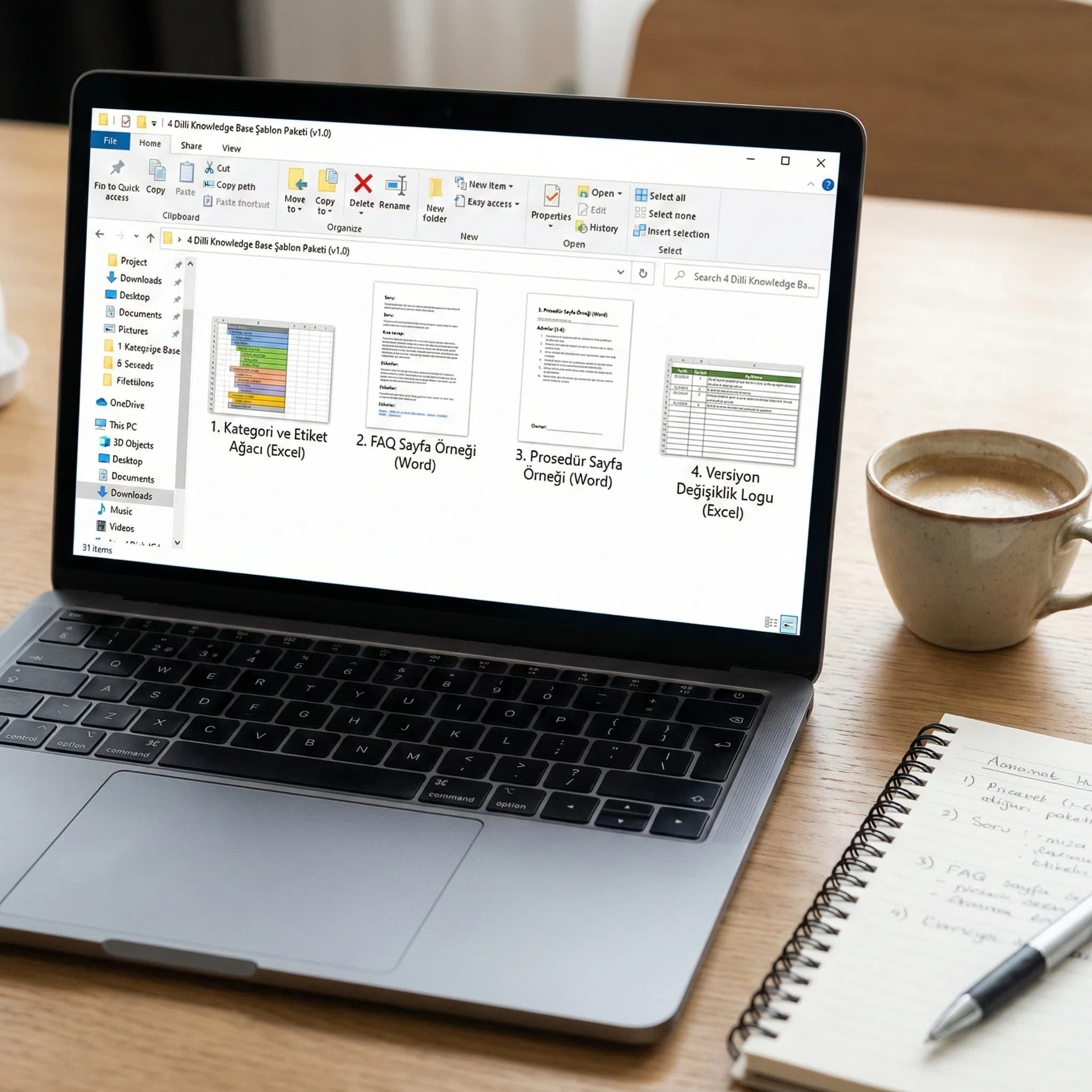 KB ekran mockup’ları ve örnek sayfalar, otel ekiplerine uygulanabilir çıktı