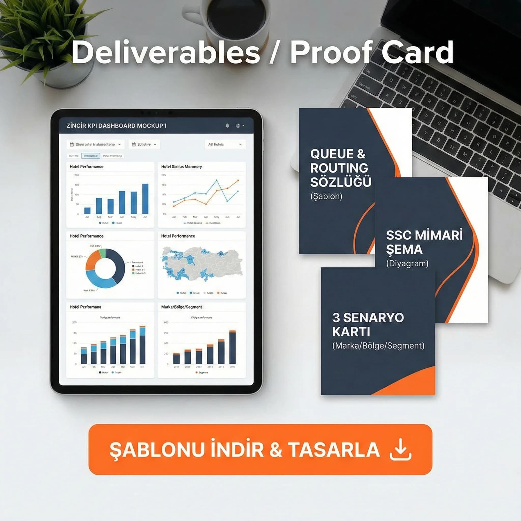 Zincir dashboard mockup’ı ve queue tasarım çıktıları, yönetim kanıt kartı