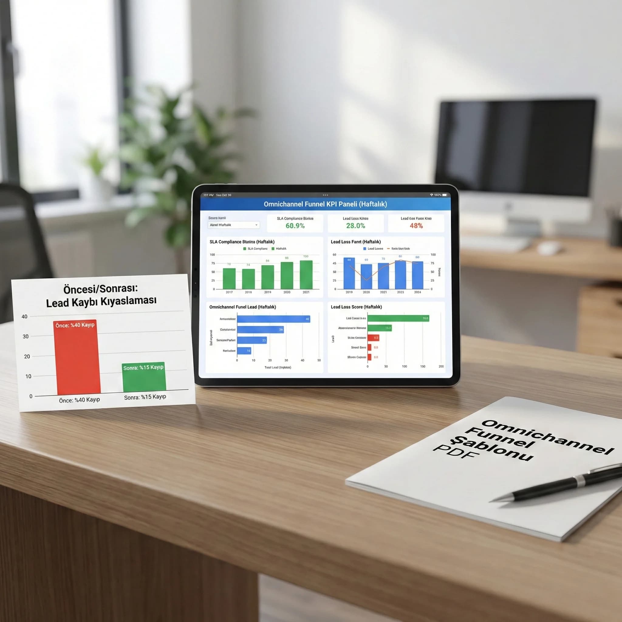 CRM etiket ekranı mockup / KPI kartları
