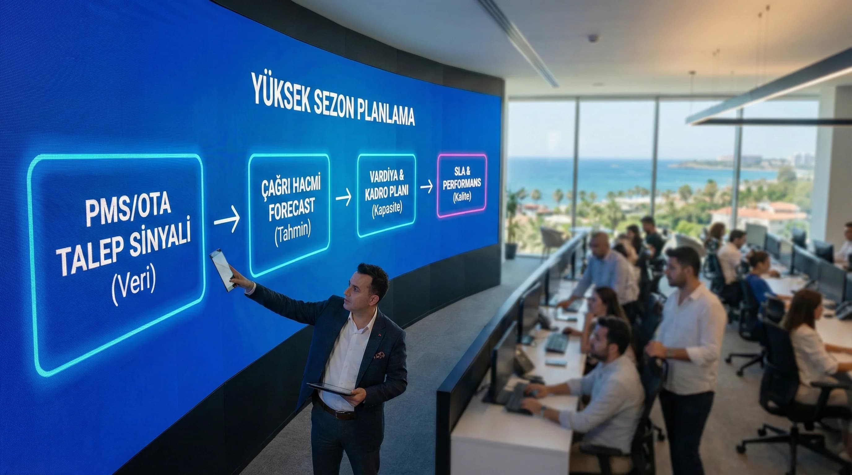 Yüksek Sezonda Otel Rezervasyon Çağrı Merkezinde Vardiya ve Kadro Planlama