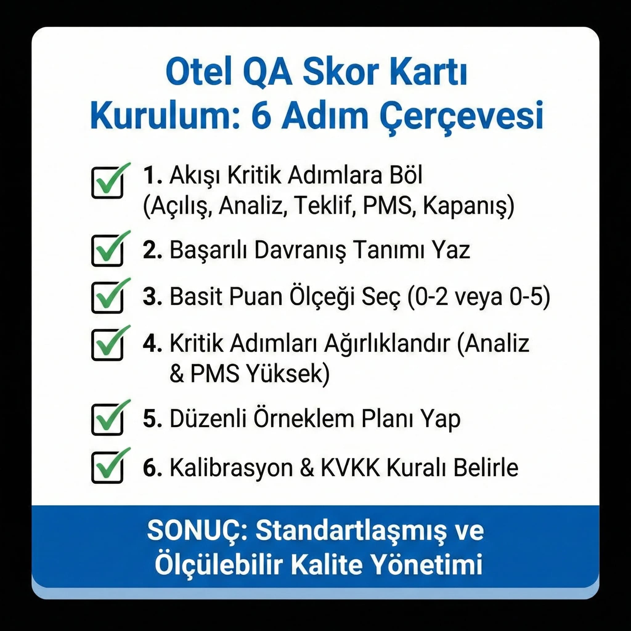 Skor kartı kurulum + 10 altın kural kartı