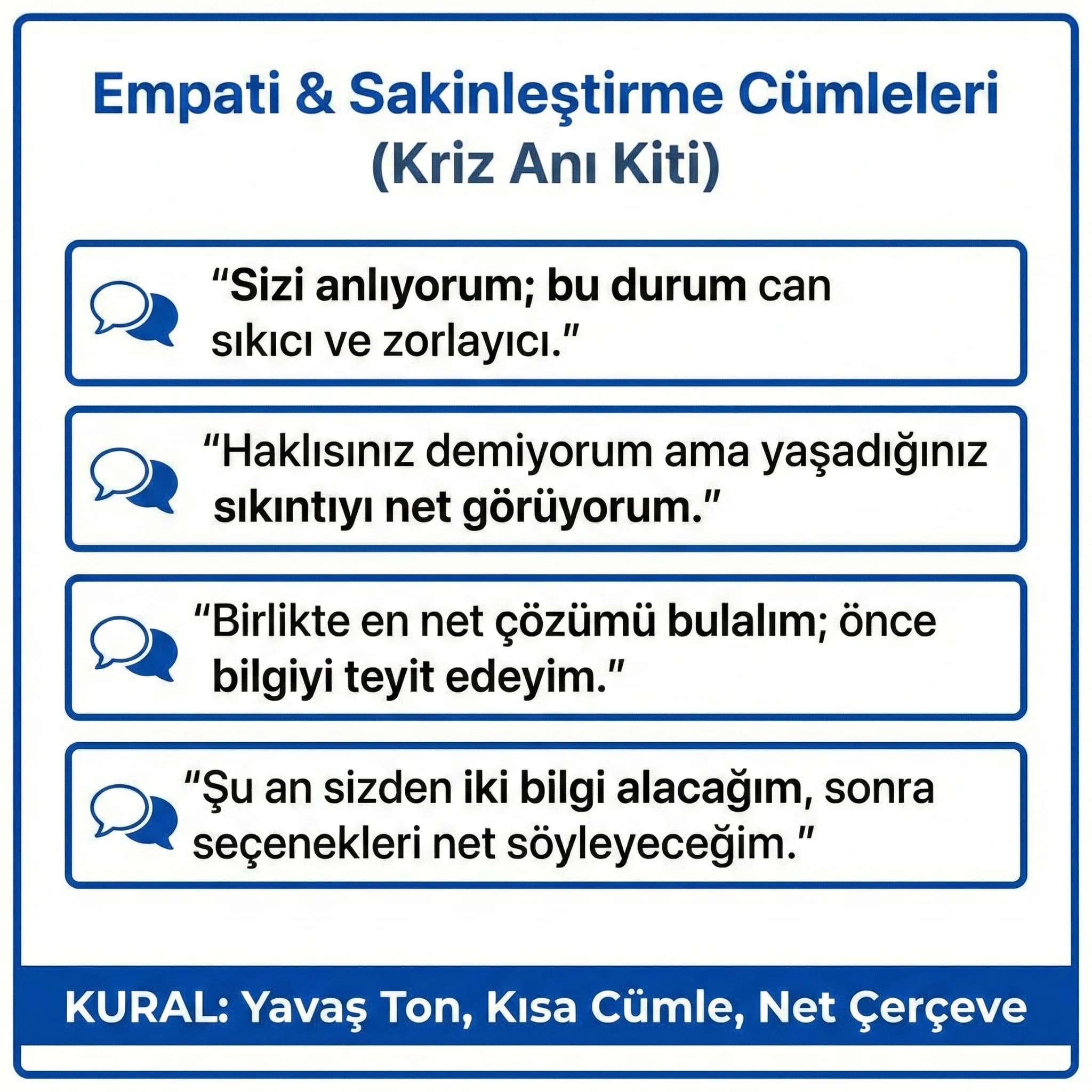 Empati cümleleri kartı