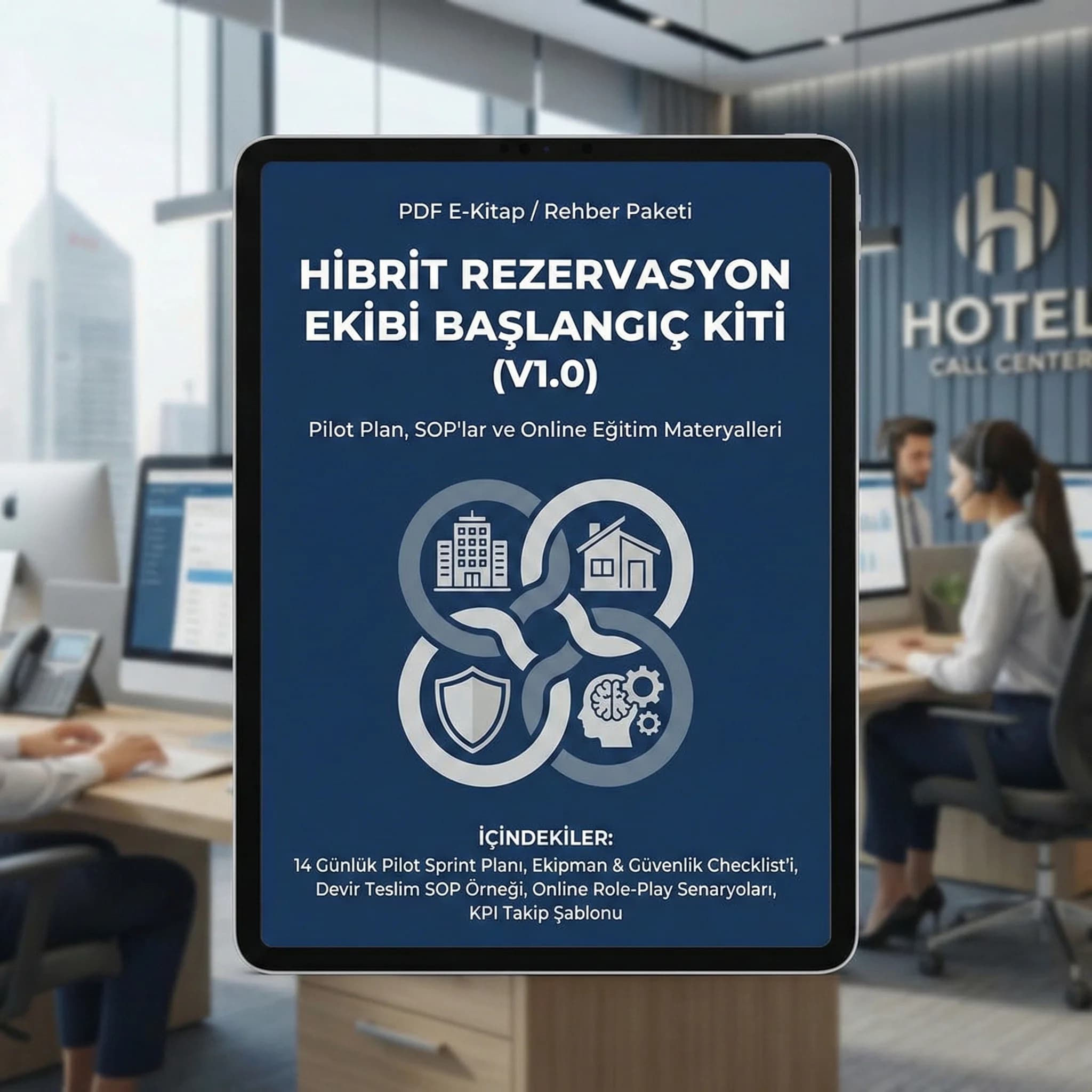 Pilot plan + SOP + eğitim paketi çıktıları + otel bağlamı