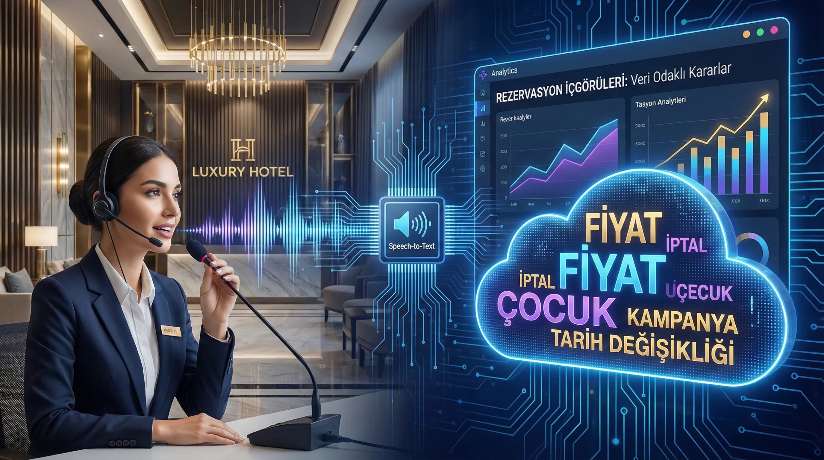 Ses Analitiği ve Speech-to-Text: Otel Rezervasyon Çağrı Merkezinde Yeni Nesil İçgörüler