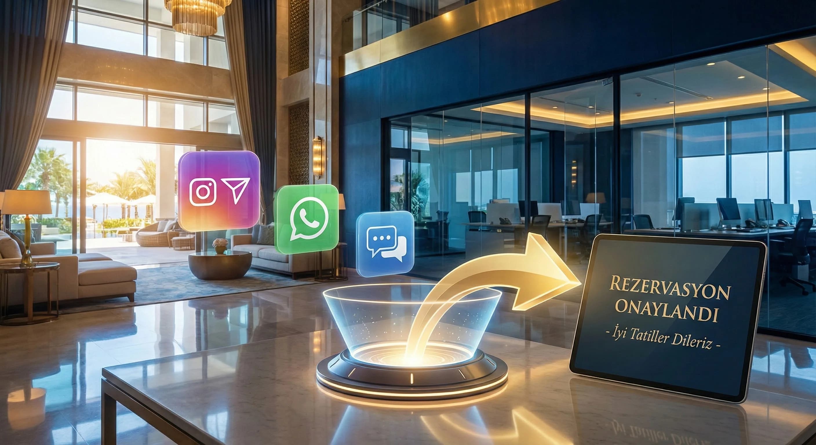 Otel Mesaj Yönetimi: DM, WhatsApp, Web Chat | DGTLFACE