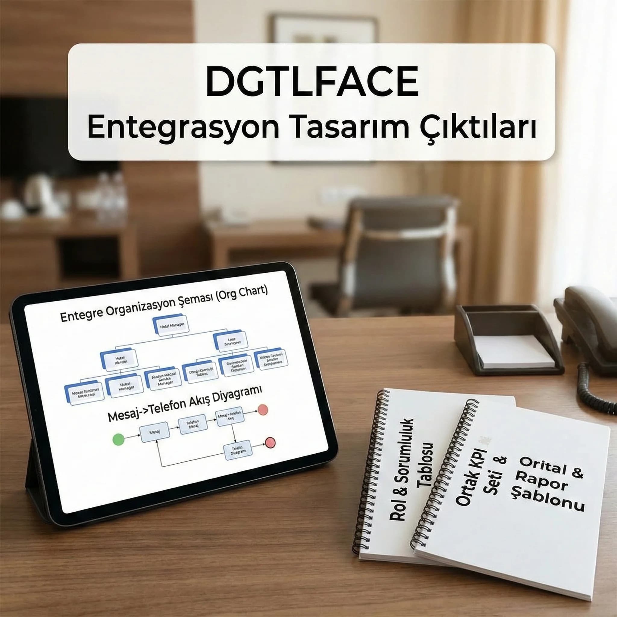Rol tablosu akış diyagramı ve entegrasyon çıktılarıyla güven sağlayan otel kanıt kartı