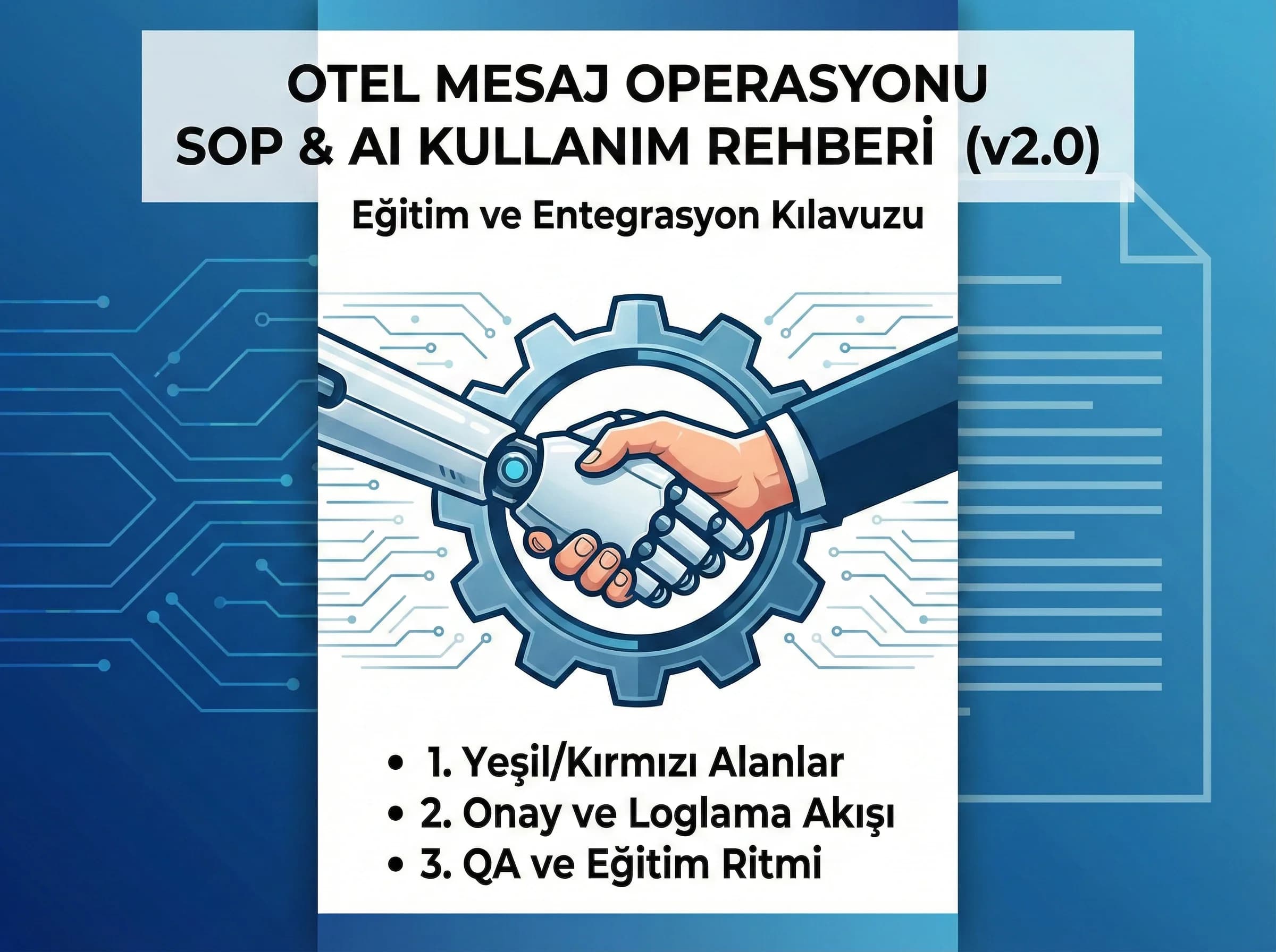 SOP ve eğitim entegrasyonu geçiş görseli