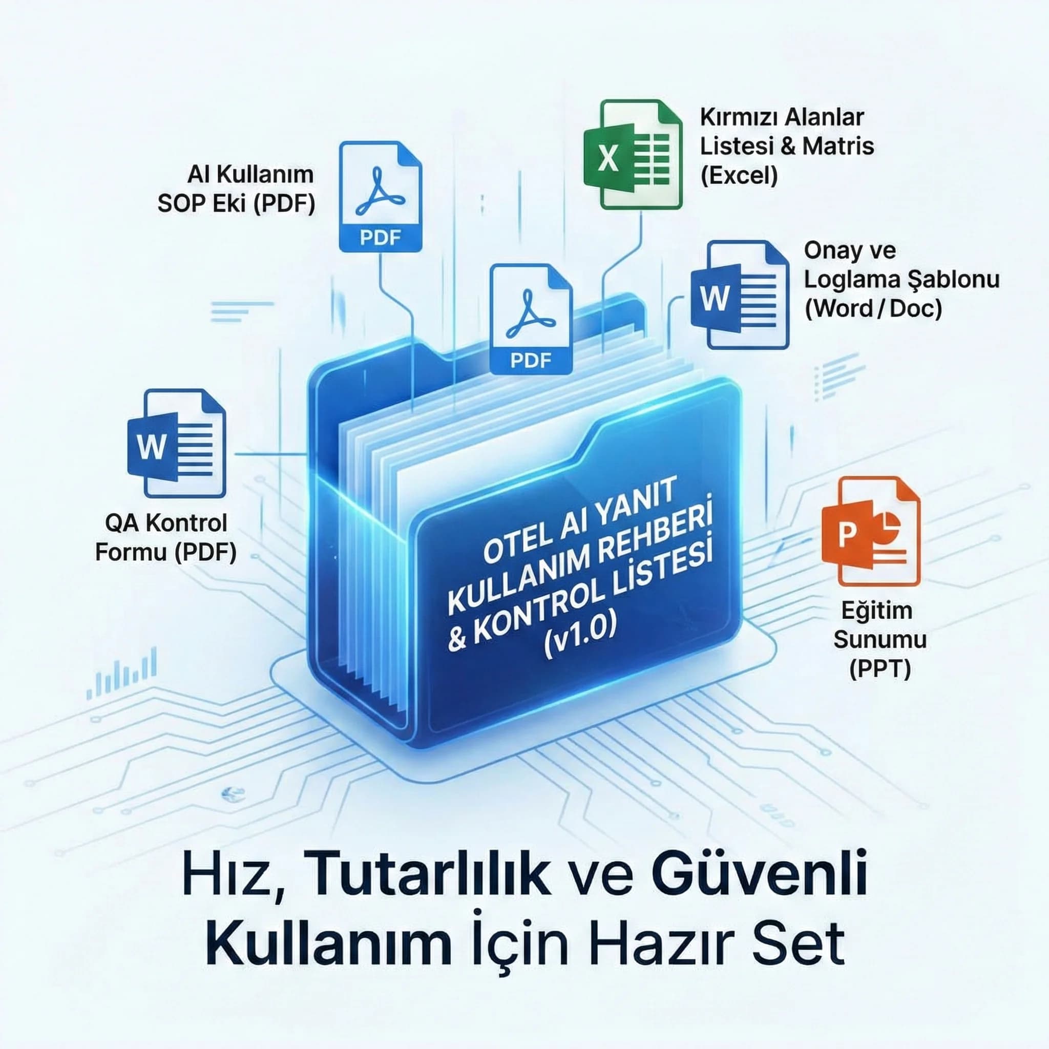 Rehber şablonu + log/onarım çıktıları