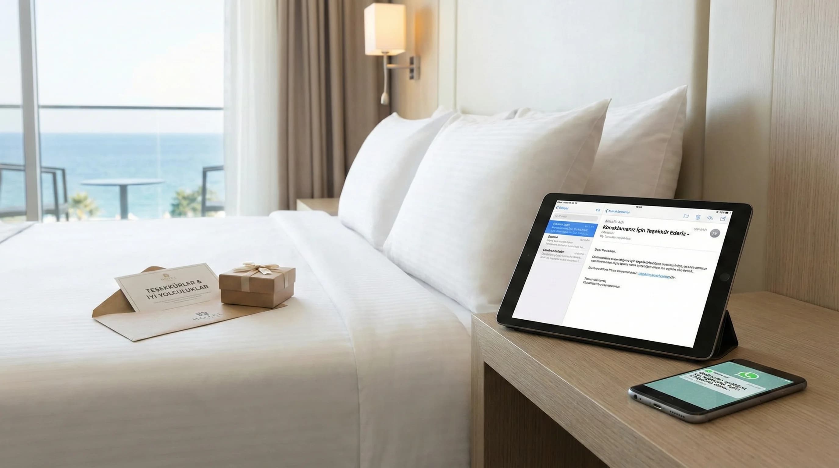 İlk 24 saat mesajı amacı teşekkür ve bilgi paylaşımı otel bağlamı