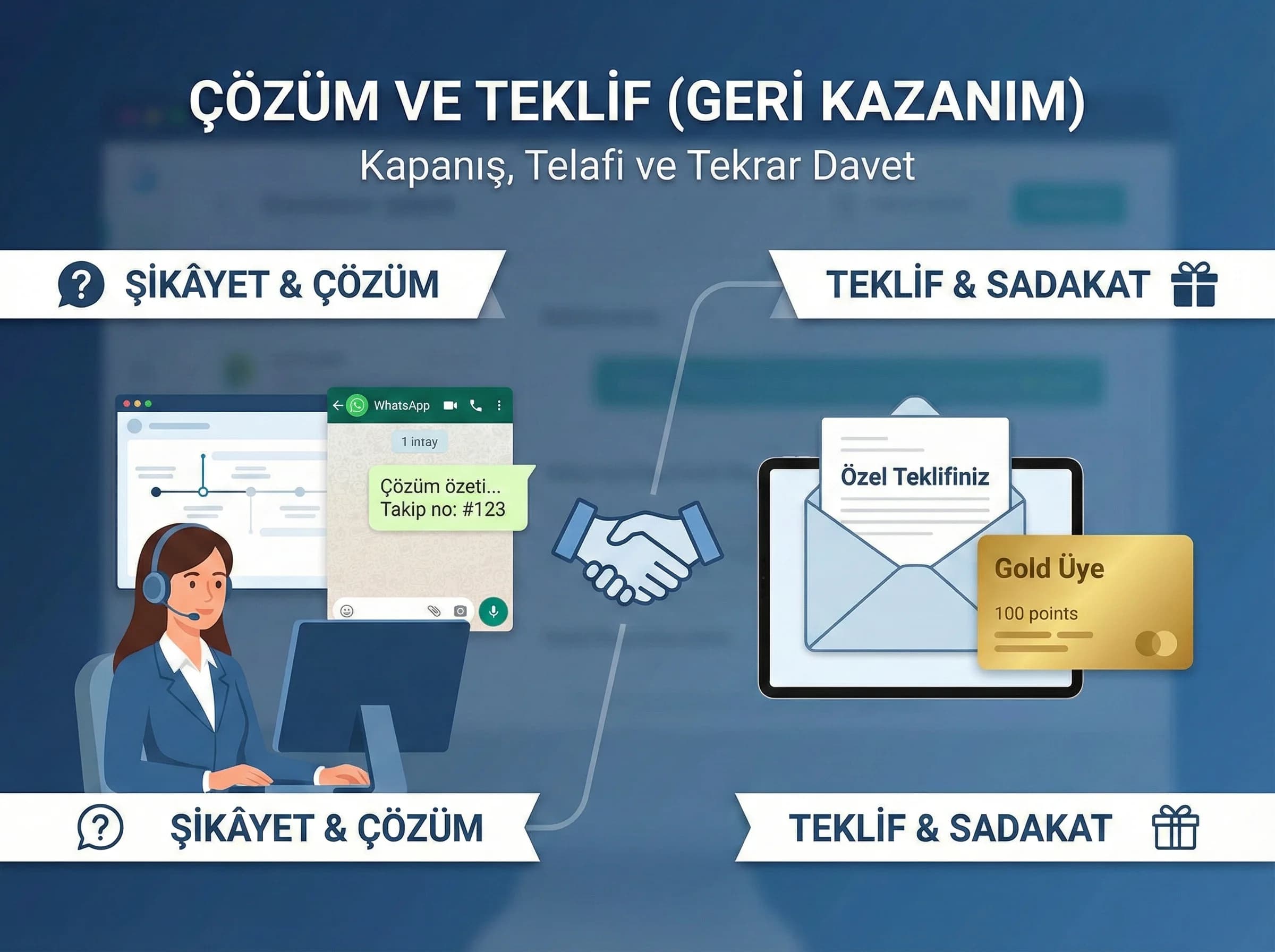 Çözüm ve teklif şablonları bölümü amacı kapanış ve geri getirme otel bağlamı