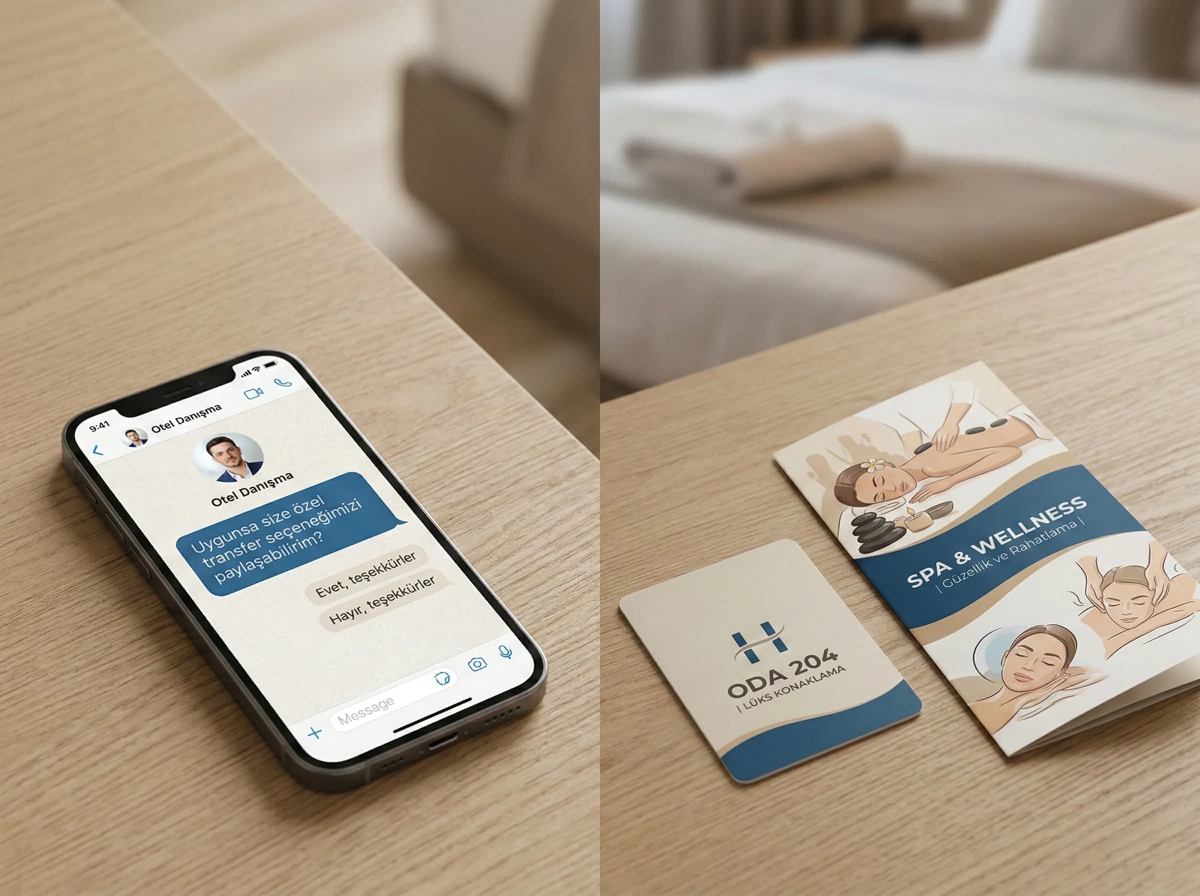 Teklif örnekleri bölümü amacı baskısız upsell iletişimi otel bağlamı