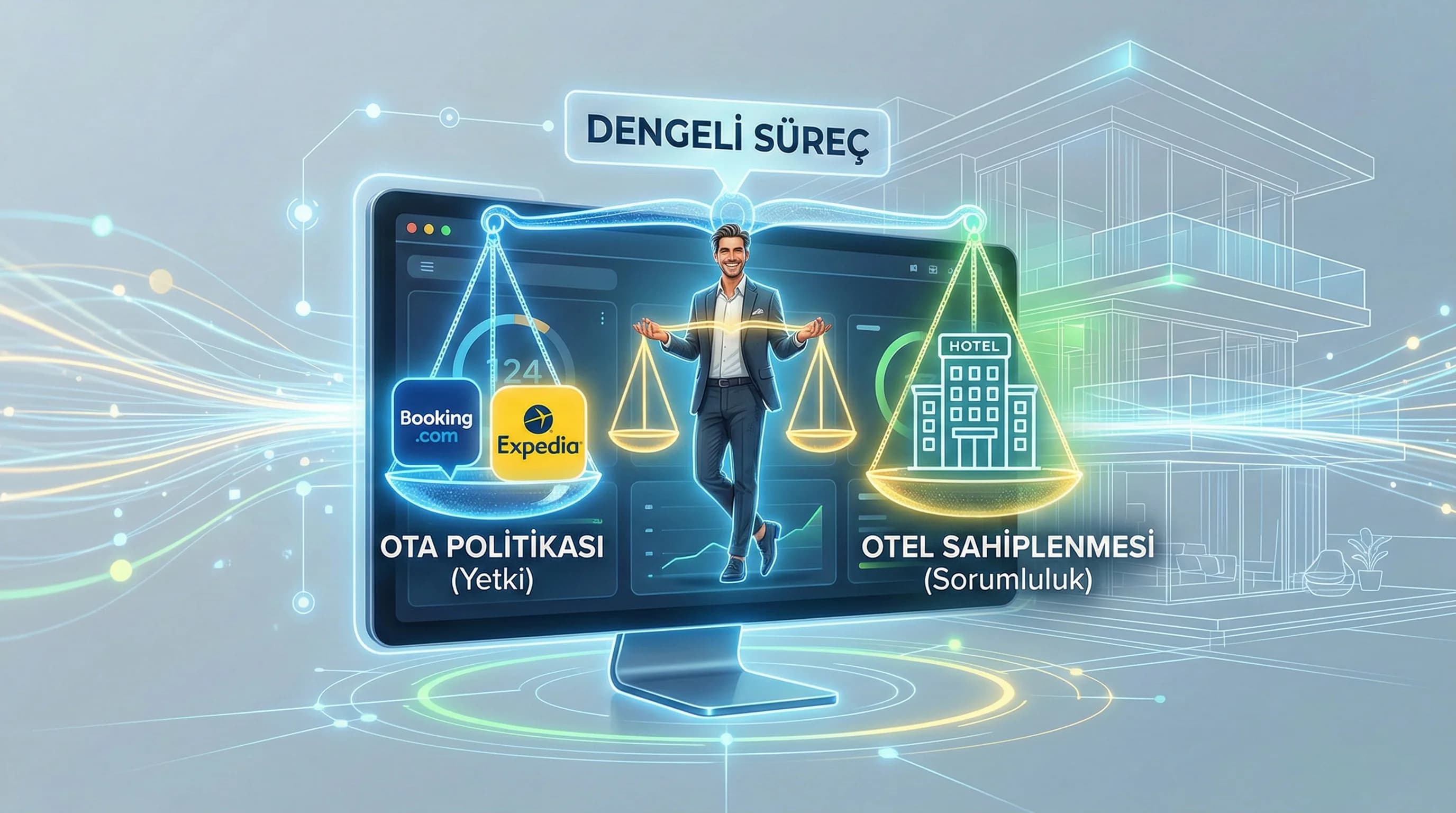 Yetki ve sorumluluk ayrımı amacı OTA policy ile otel sahiplenmesini dengeleme