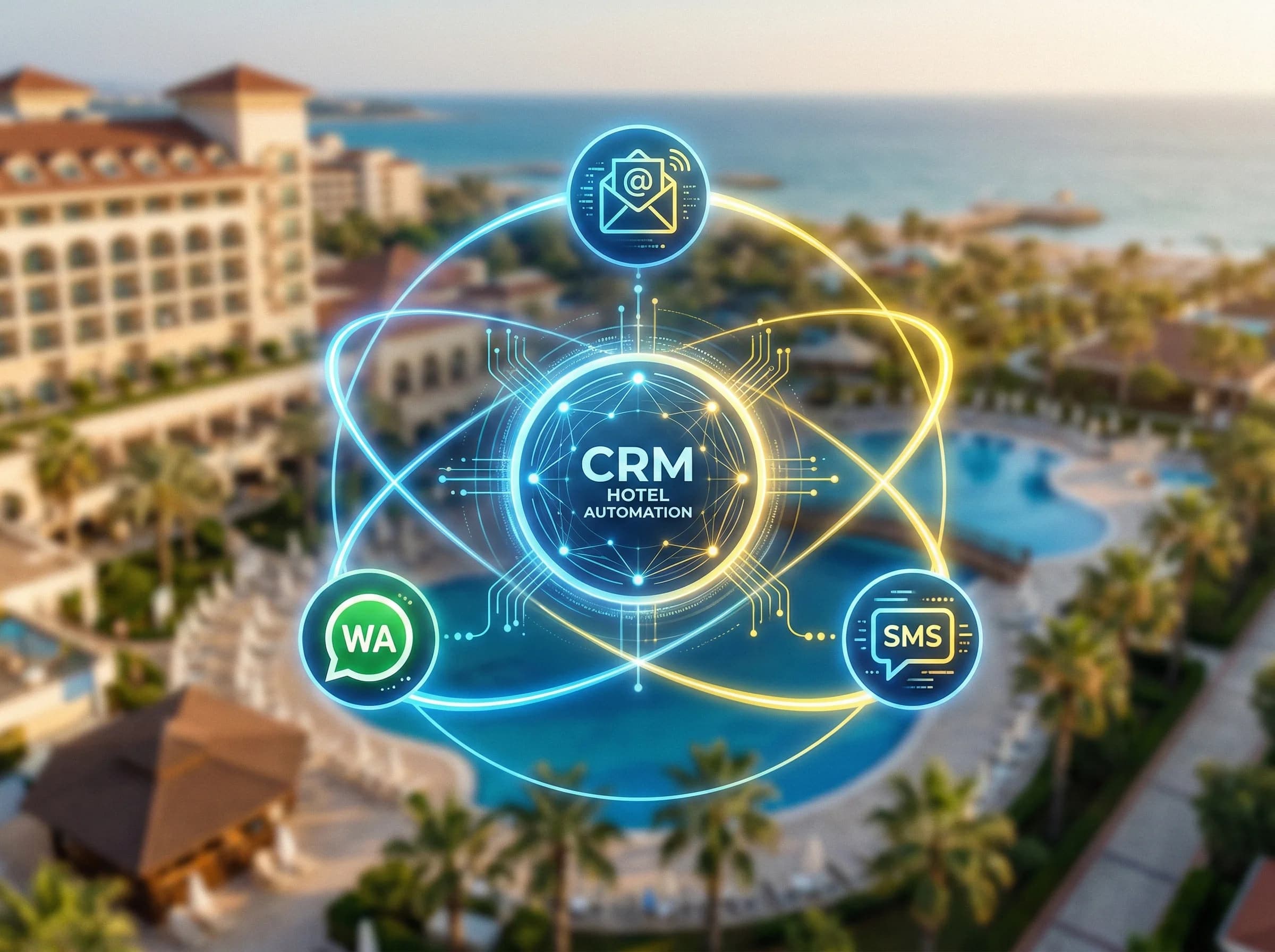 Otomasyon senaryoları amacı e-posta SMS WhatsApp ile takip otel bağlamı