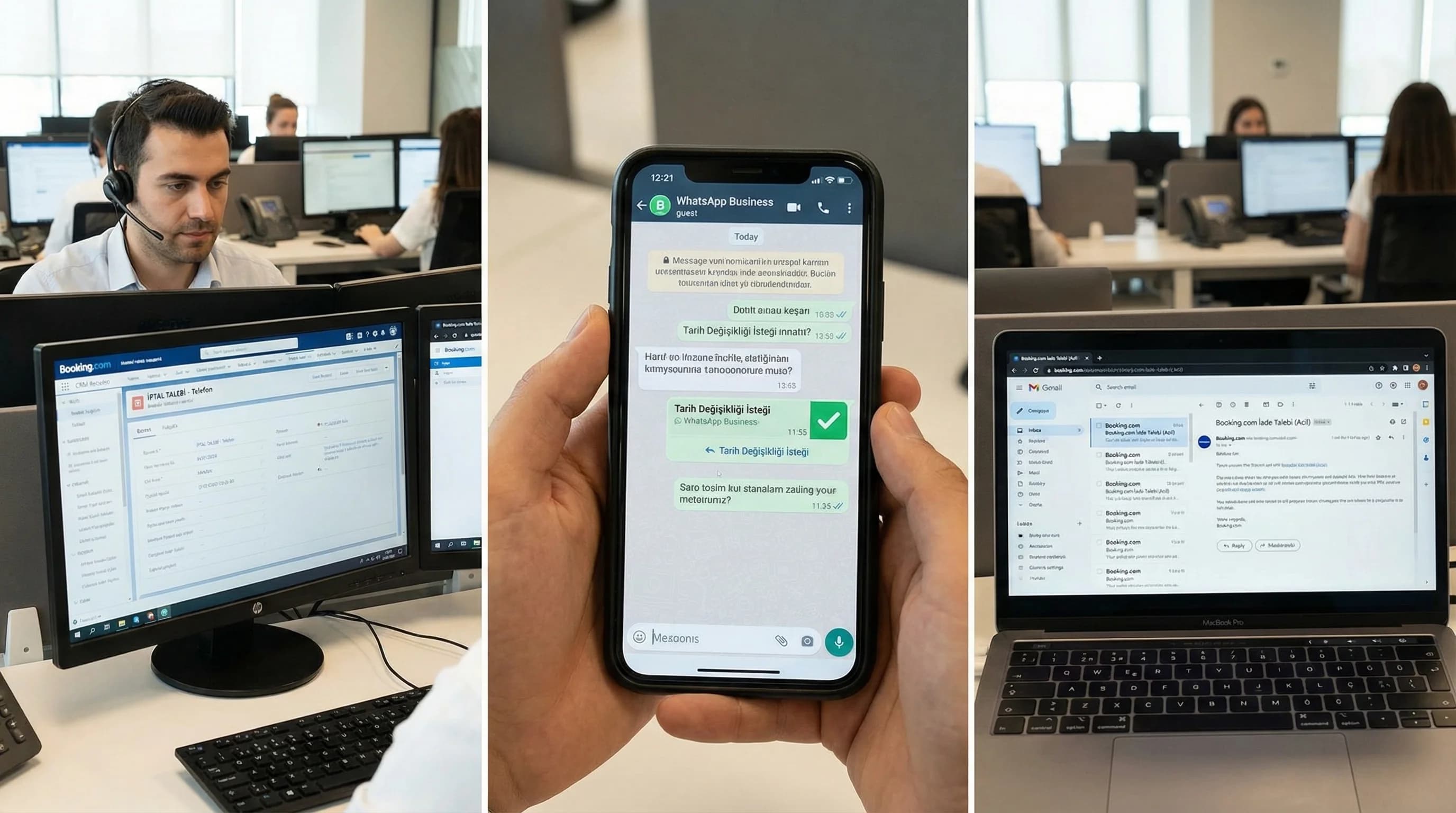 İptal değişiklik iade temasları amacı satış sonrası süreç otel bağlamı
