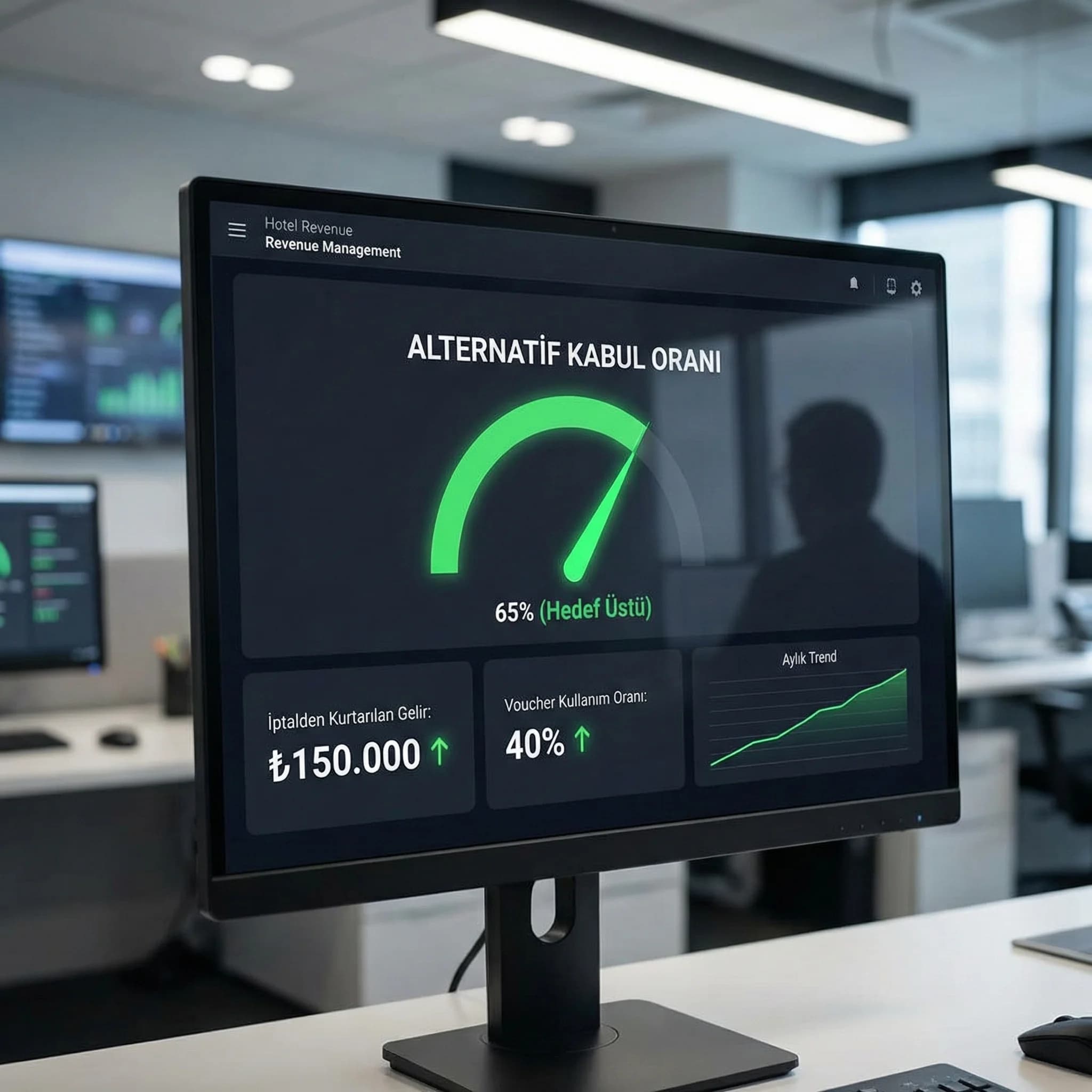 Alternatif kabul oranı paneli amacı gelir koruma otel bağlamı