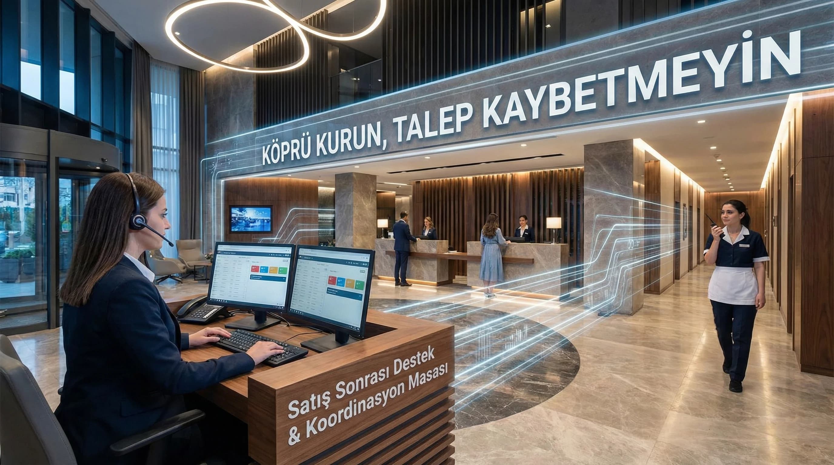 Satış Sonrası Destek, Resepsiyon ve Operasyon Arasındaki Köprü: İç İletişim Akışı Nasıl Kurulur?