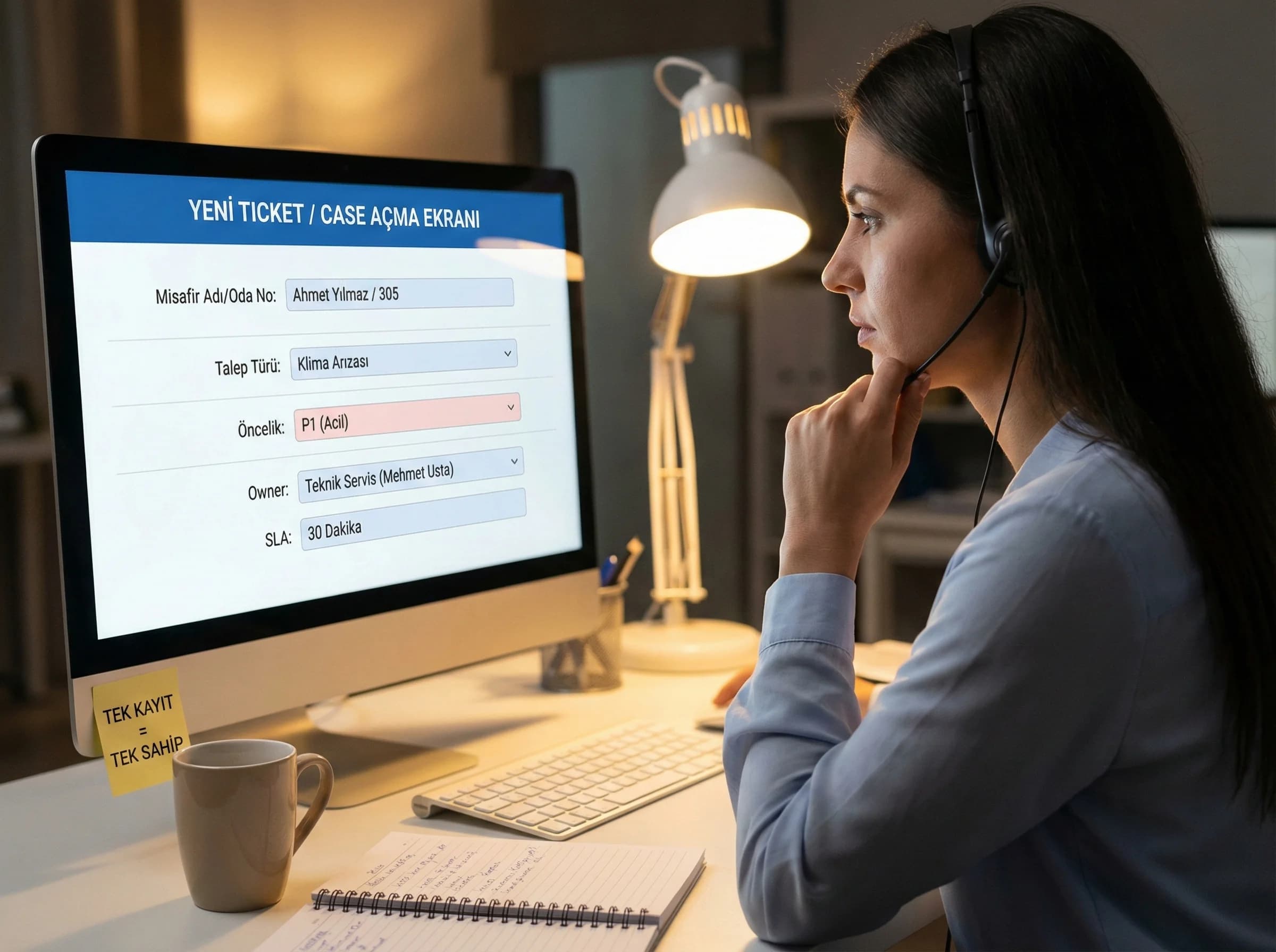 Ticket yapısı bölümü amacı tek kayıt tek sahip sistemi