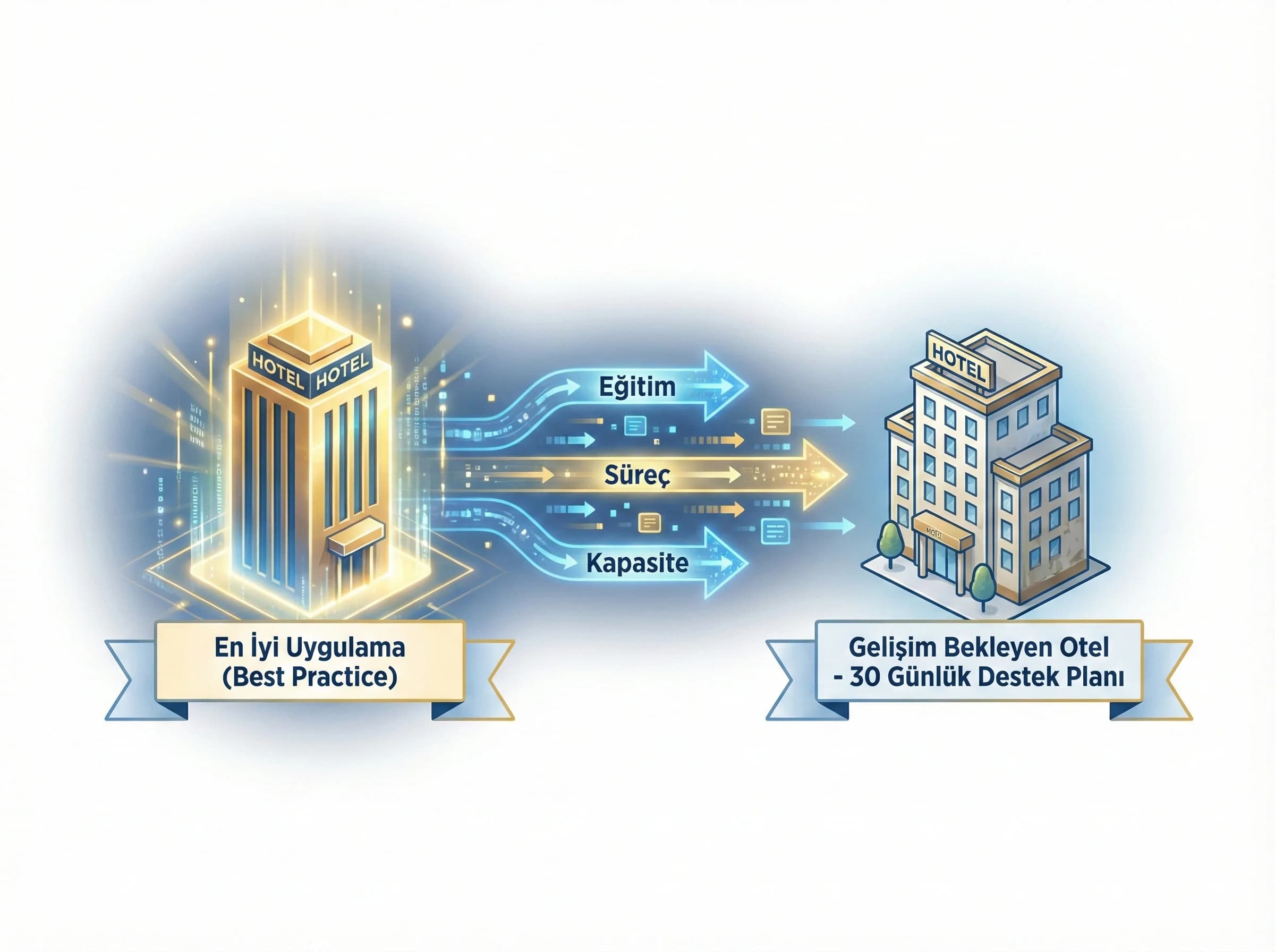 Best practice paylaşımı ve destek planı, grup yönetimi geçiş görseli