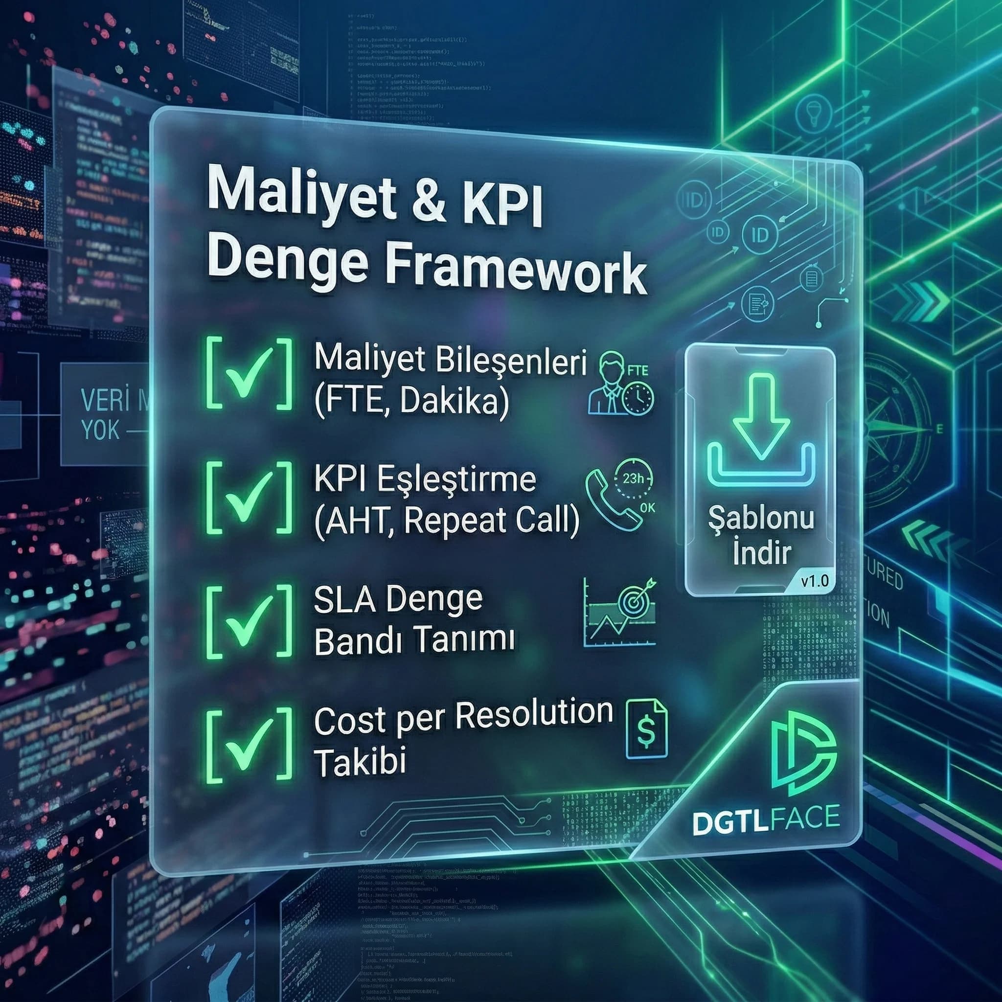 Veri kalite checklist’i ve hızlı teşhis listesi, KPI güvenilirlik çerçevesi