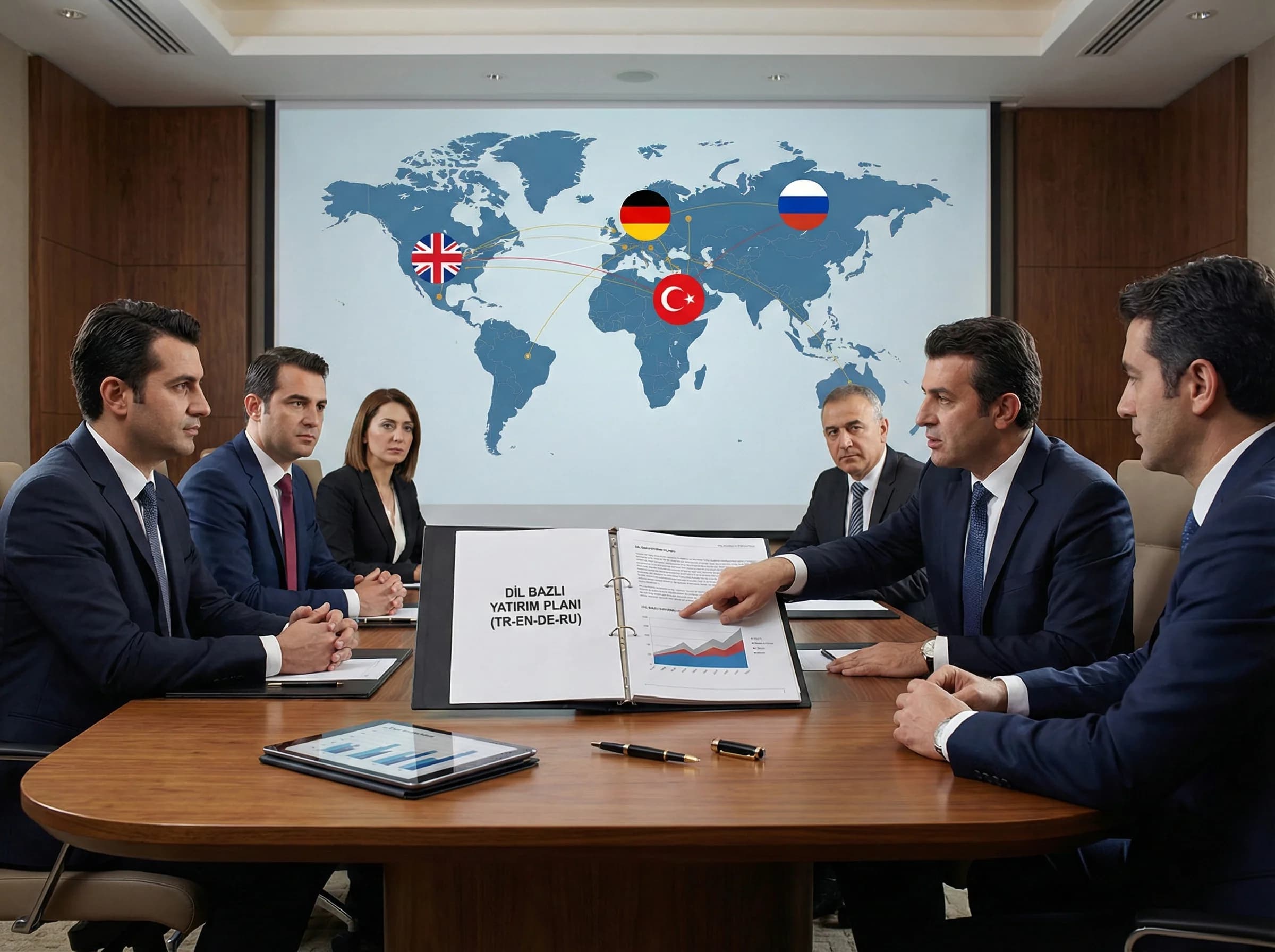 Dil bazlı aksiyon planı ve yatırım kararları, çok dilli performans geçiş