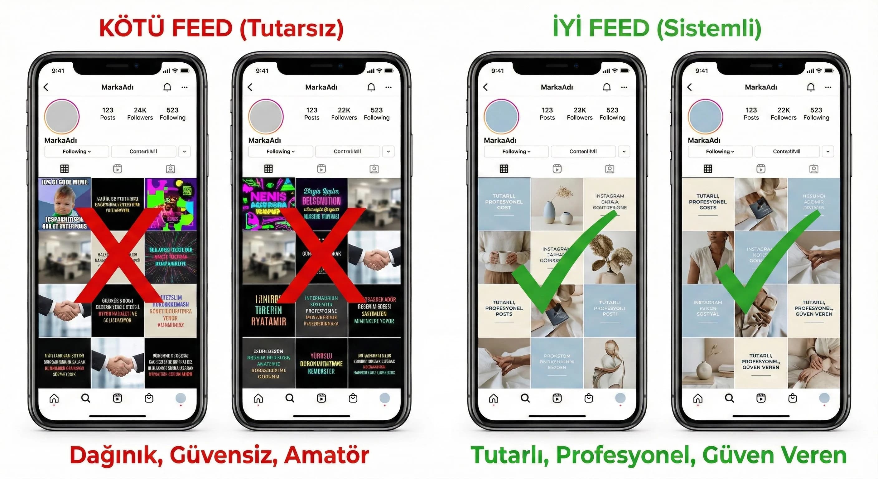 Marka sosyal medya görsel dili rehberi
