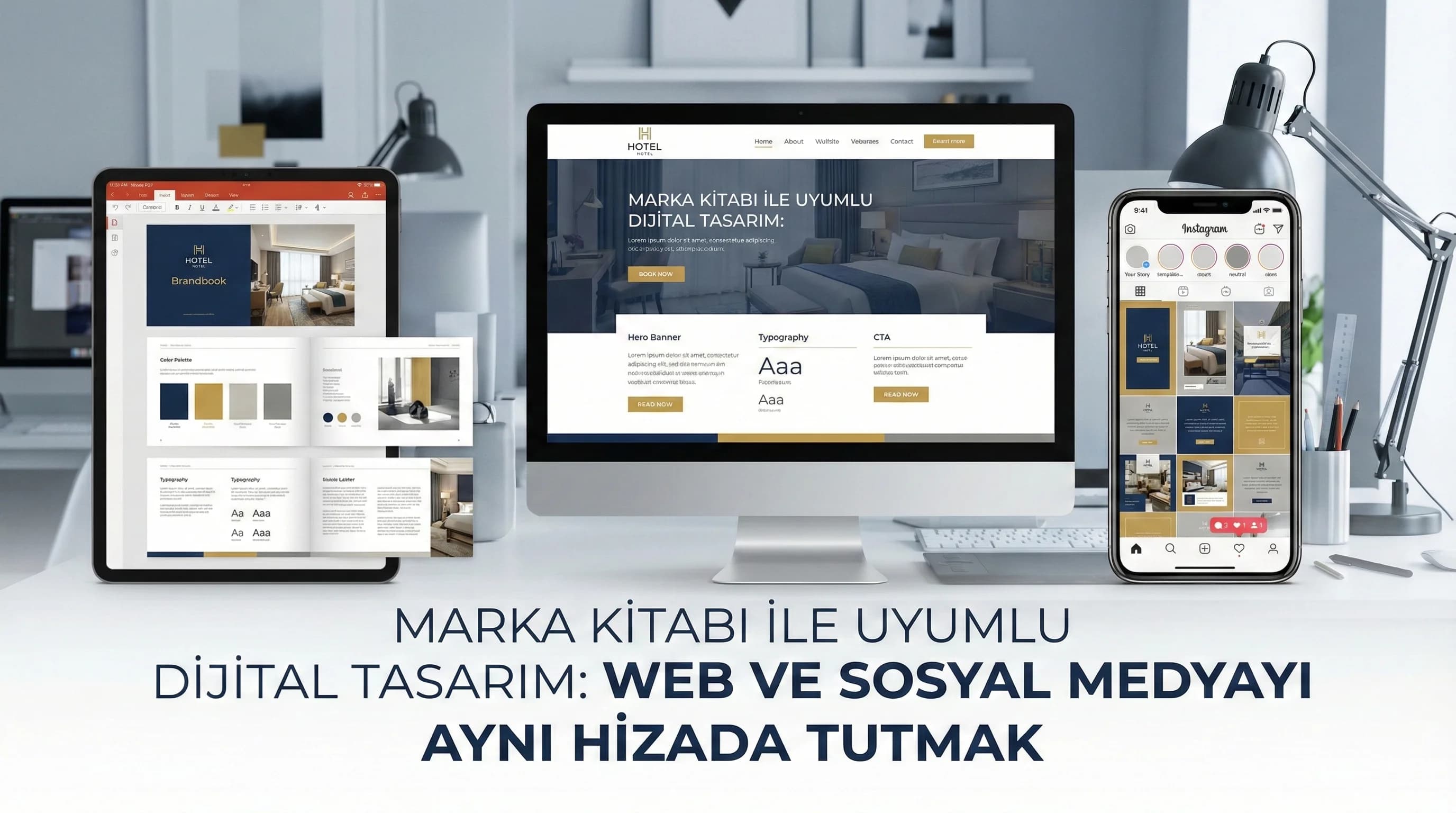 Marka Kitabı ile Uyumlu Dijital Tasarım: Web ve Sosyal Medyayı Aynı Hizada Tutmak