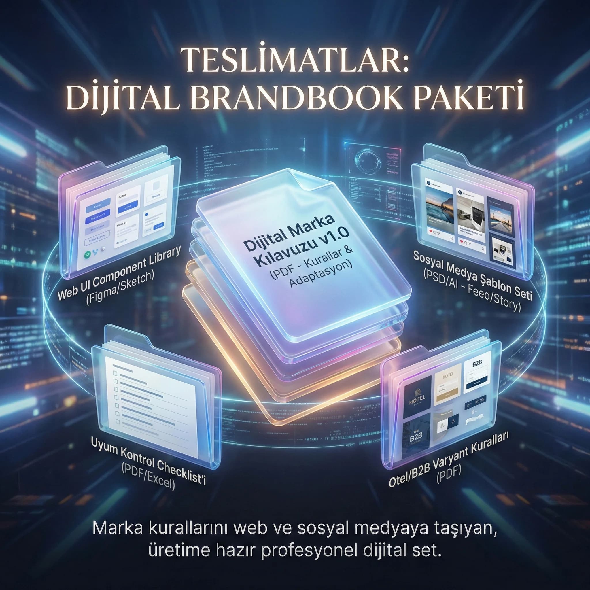 Brief deliverables kartı, format adet zamanlama ve dosya çıktıları