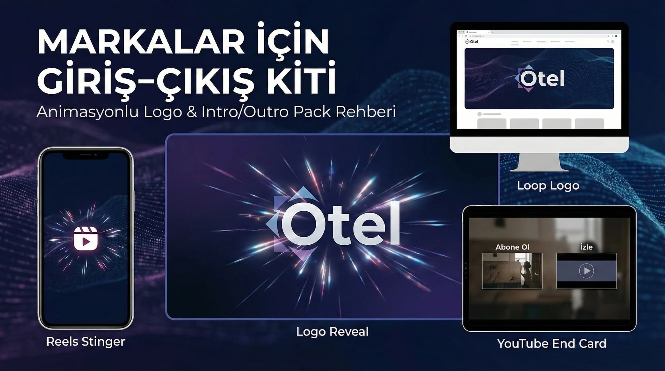 Animasyonlu Logo ve Intro/Outro Pack: Markalar İçin Giriş–Çıkış Kiti