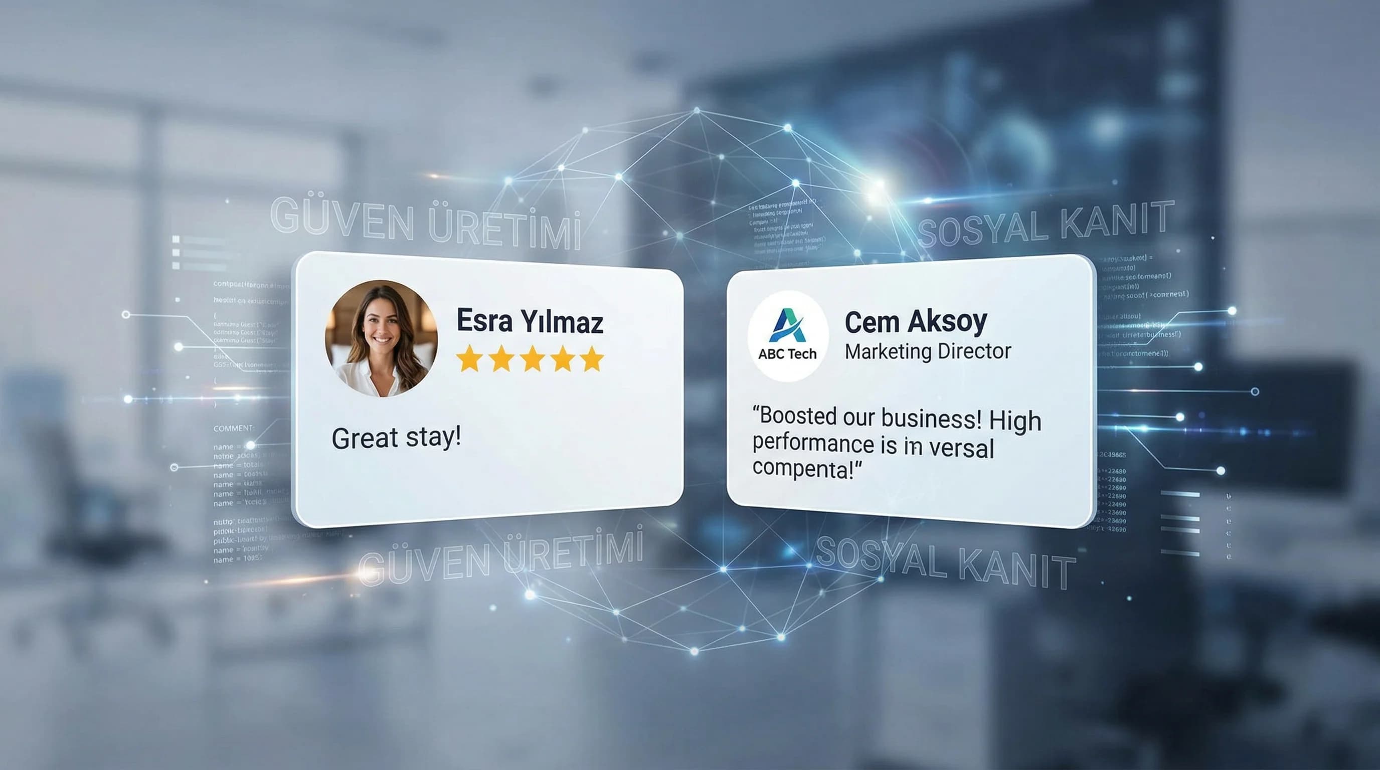 Sosyal Kanıt ve Testimonial Kart Tasarımı: Güven Veren Görsel Hikâyeler