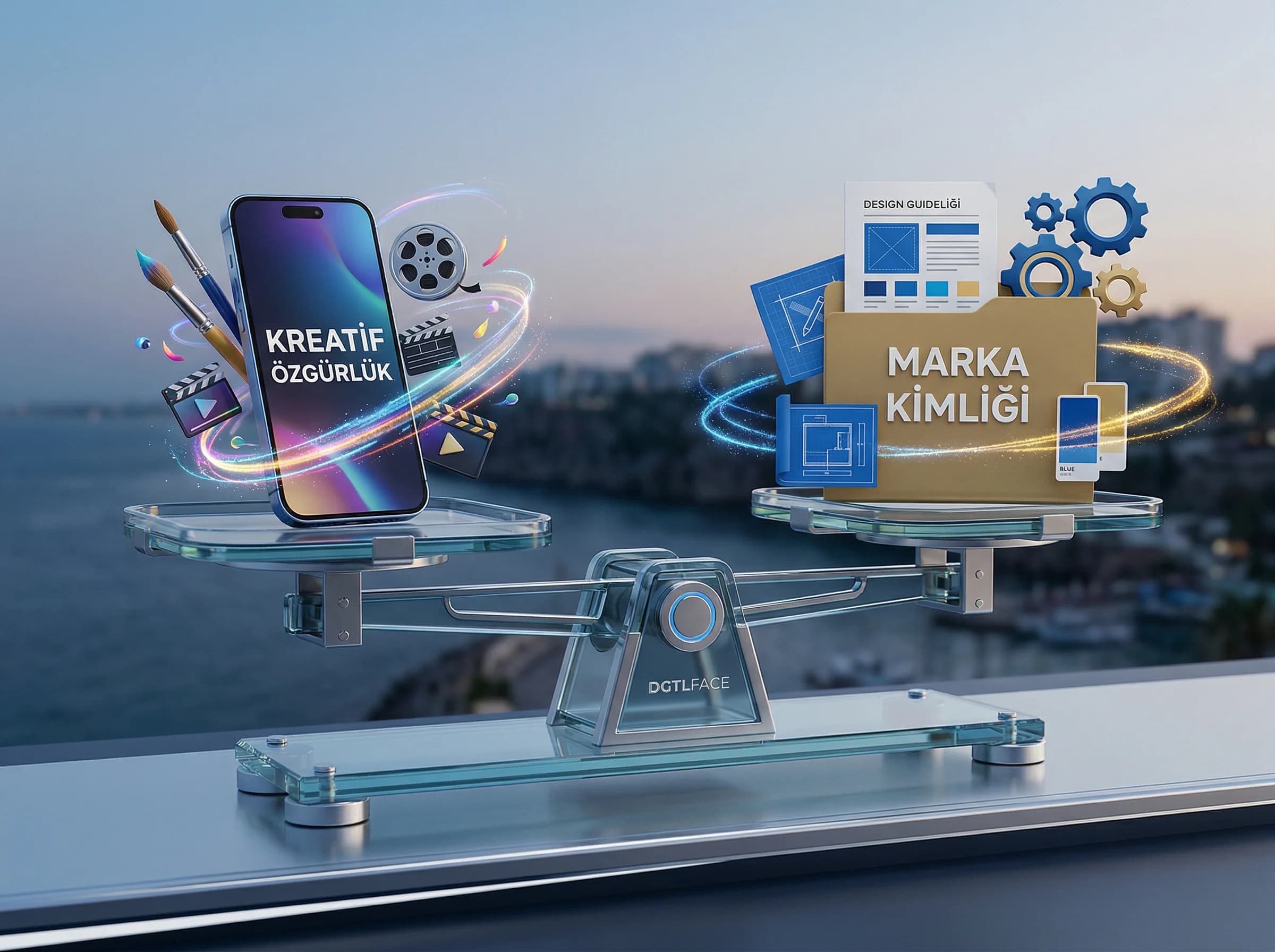 Guideline dengesi ayırıcı, özgünlük ve marka dili kontrolü