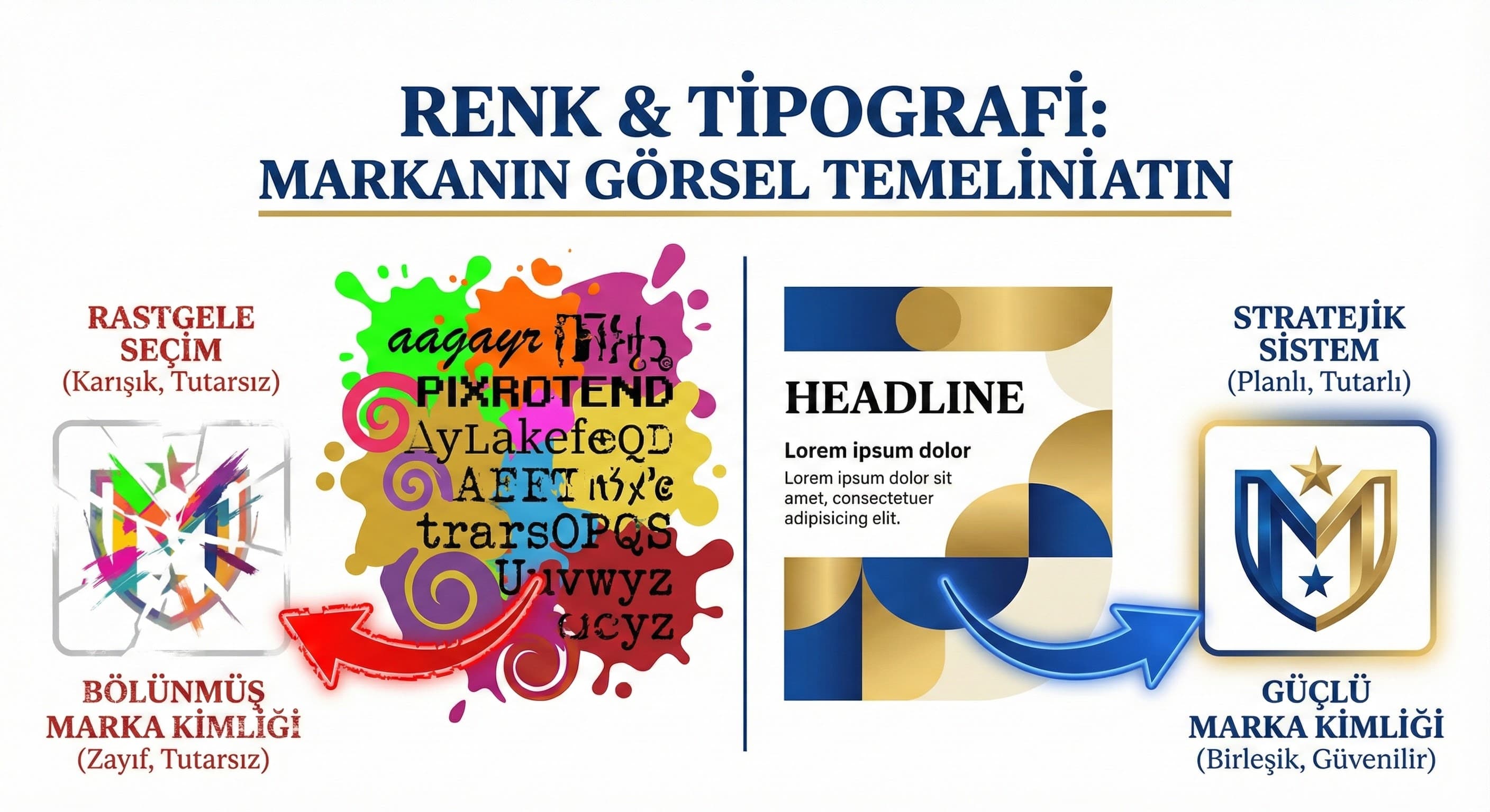 Renk ve Tipografi Seçimi: Markalar İçin Pratik Rehber