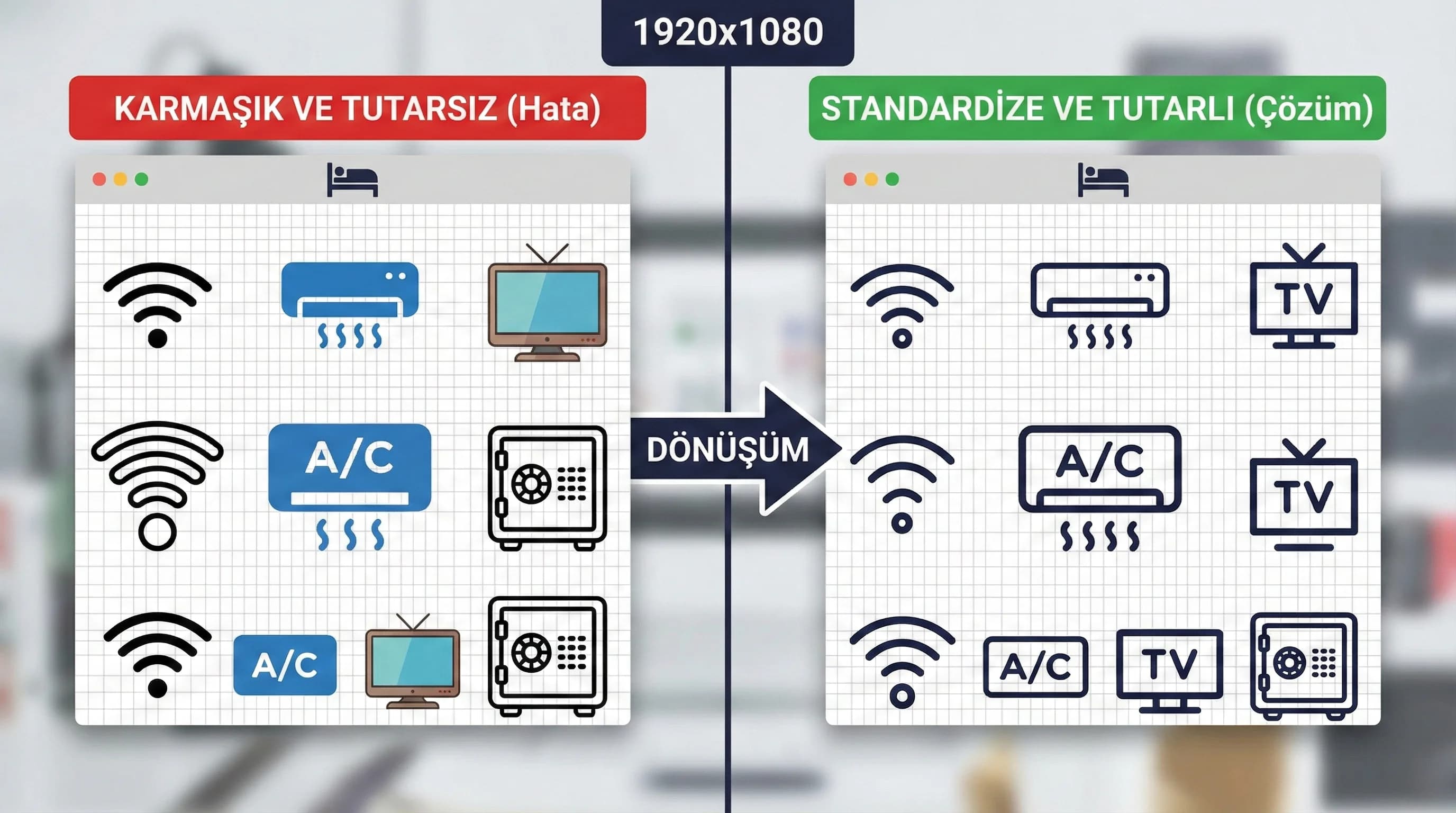 Farklı ikon stilleri ve tek set karşılaştırması, UI ve sosyal medya tutarlılığı