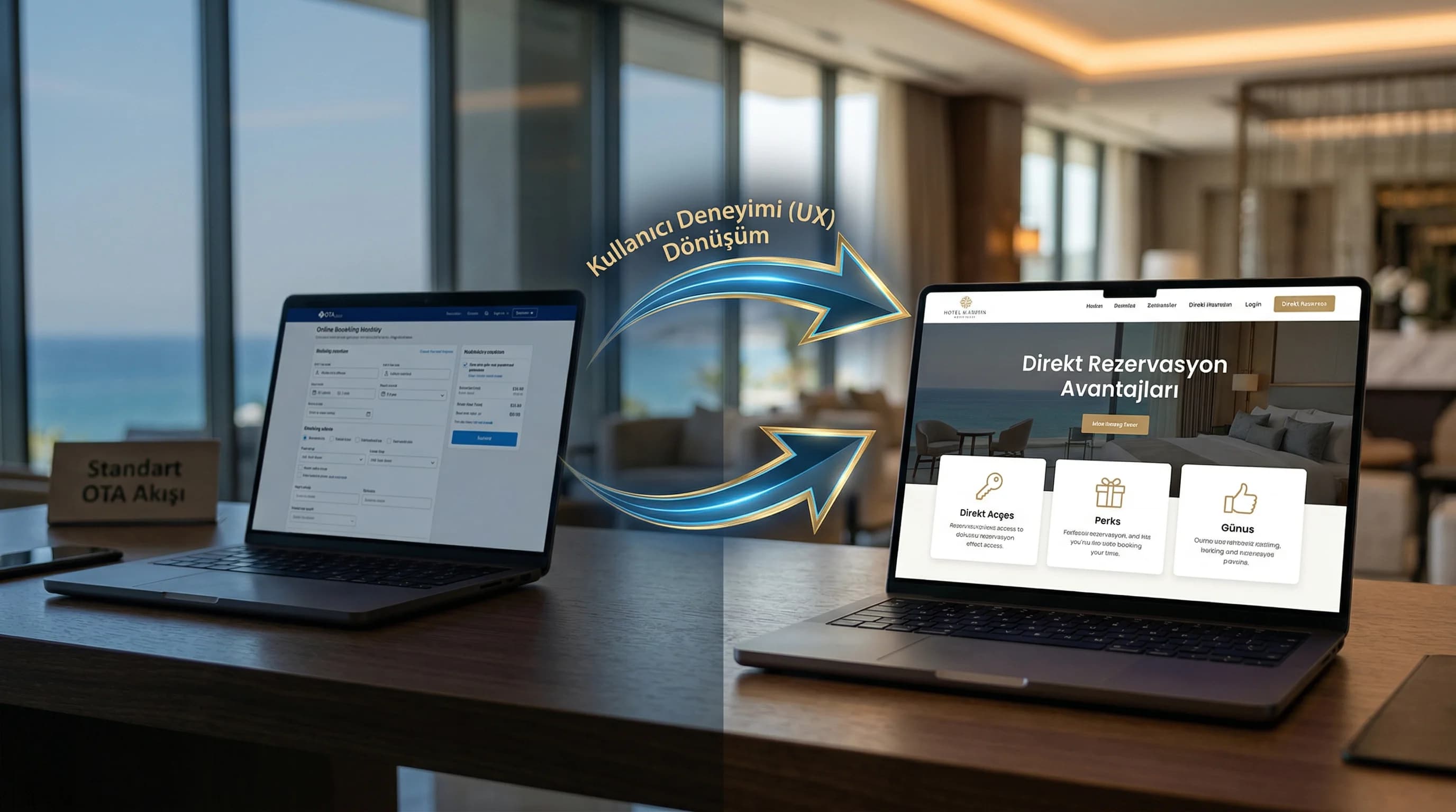 OTA vs Direkt Rezervasyon Akışı: UX ile Doğru Kanalı Nasıl Güçlendirirsiniz?