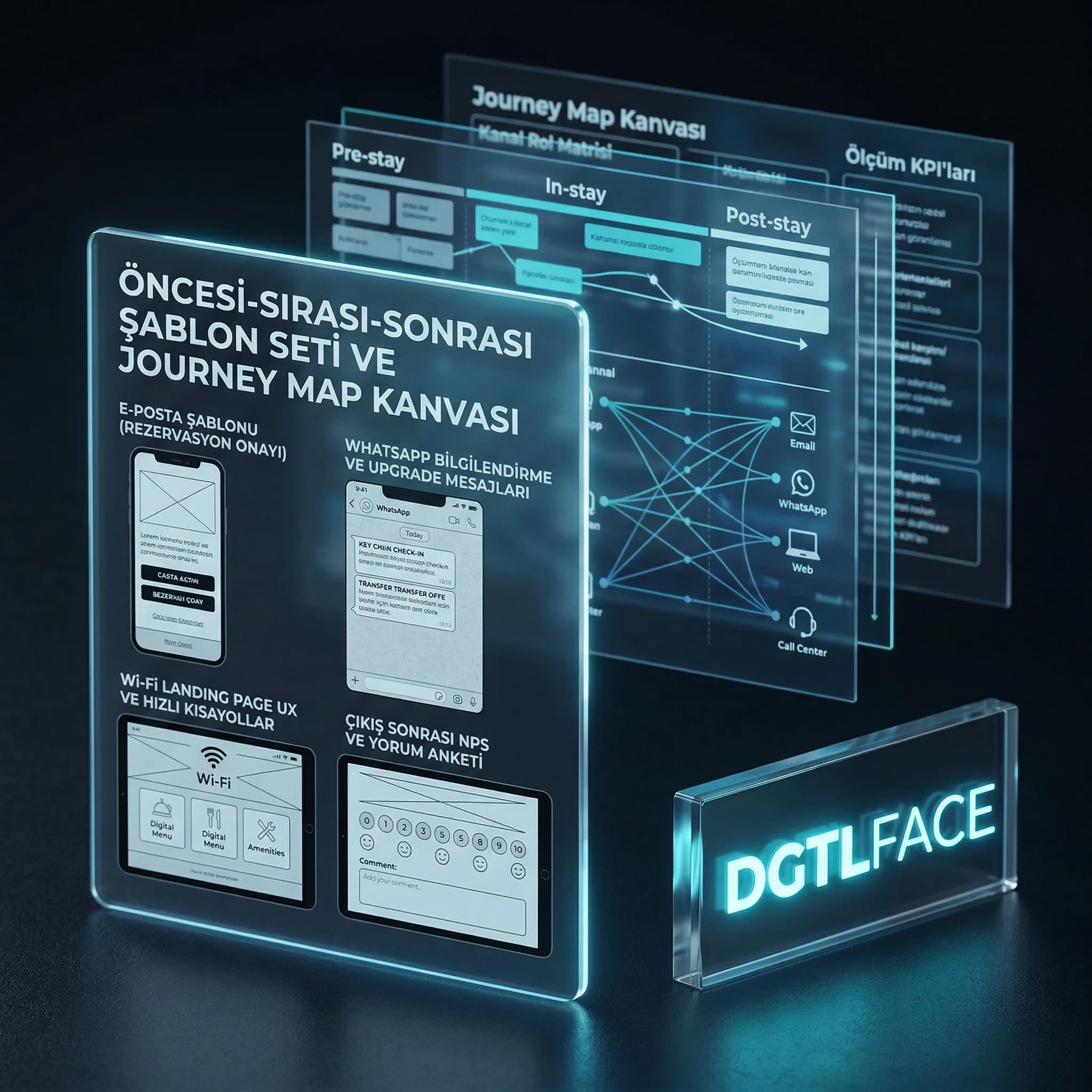 Şablon seti ve journey map deliverables kanıt kartı