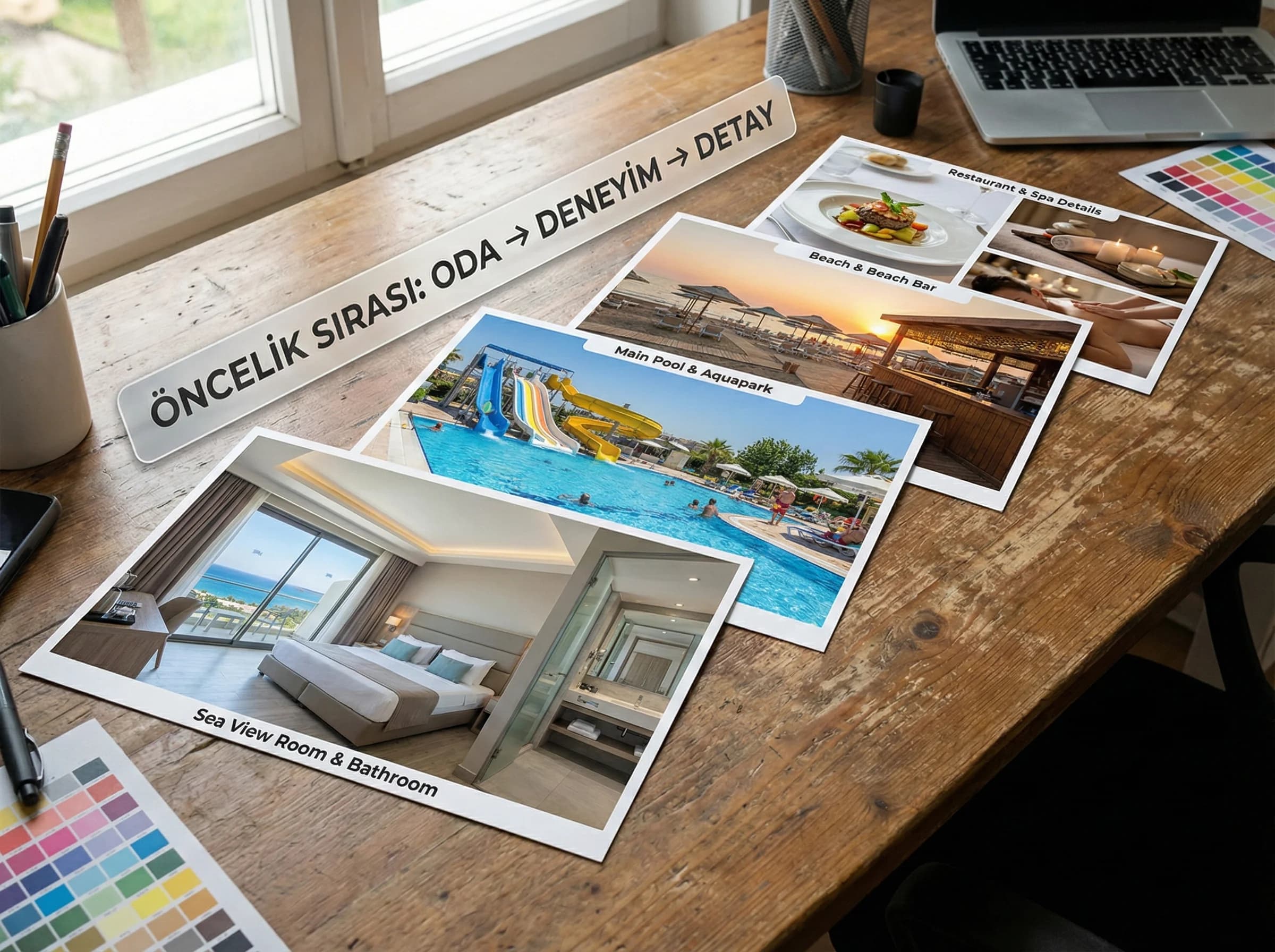 Otel fotoğraf önceliklendirme mantığını anlatan bölüm ayırıcı görsel