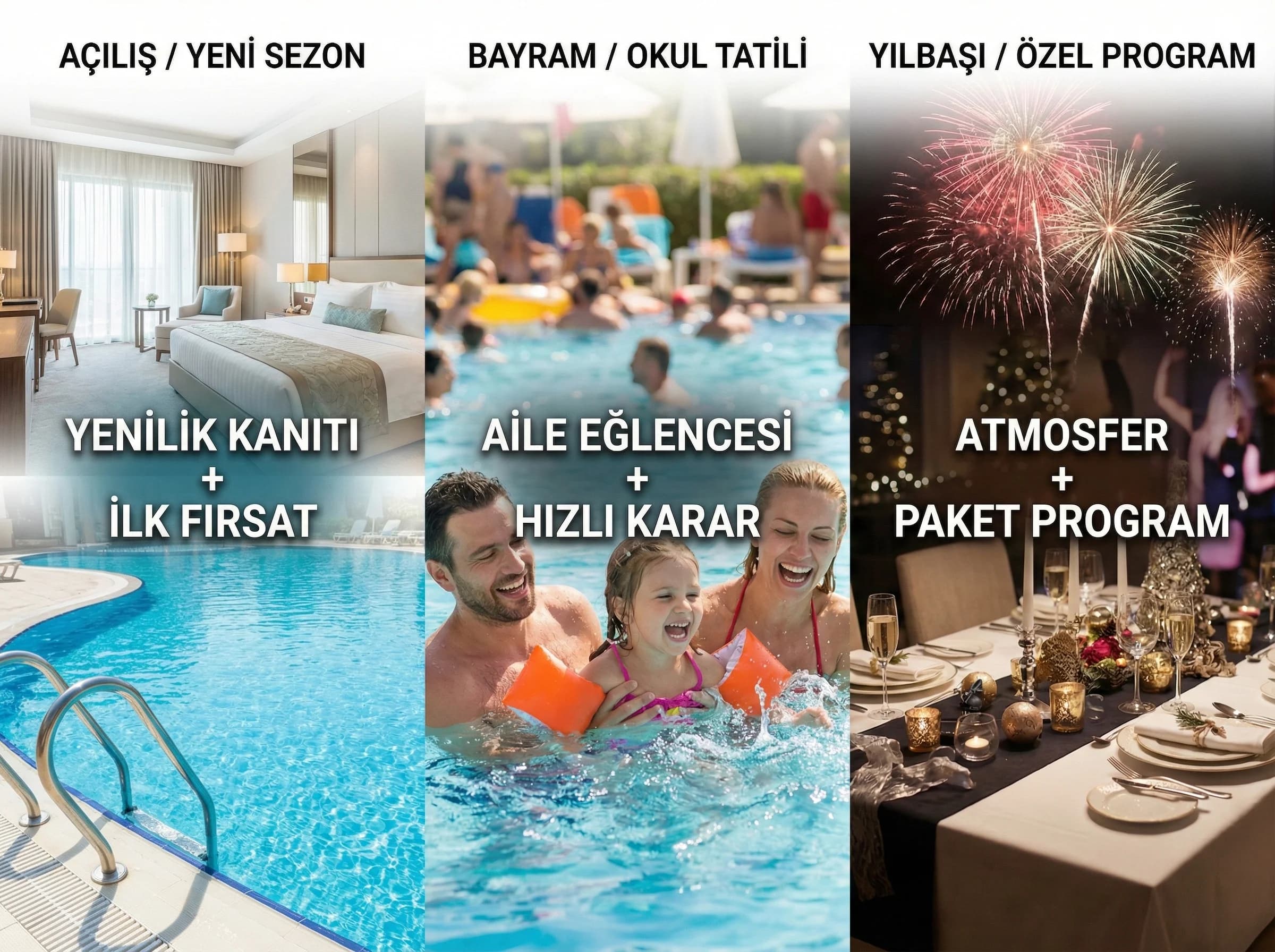 Açılış sezon ve özel dönem kampanya senaryoları bölüm geçiş görseli
